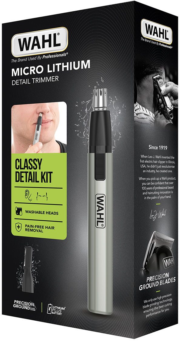 Wahl Nasen- und Ohrhaartrimmer 5640-1016, Wahl Micro Lithium Detailtrimmer