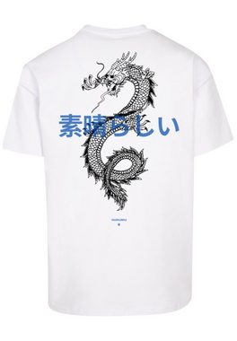 F4NT4STIC T-Shirt Drache Lila Print