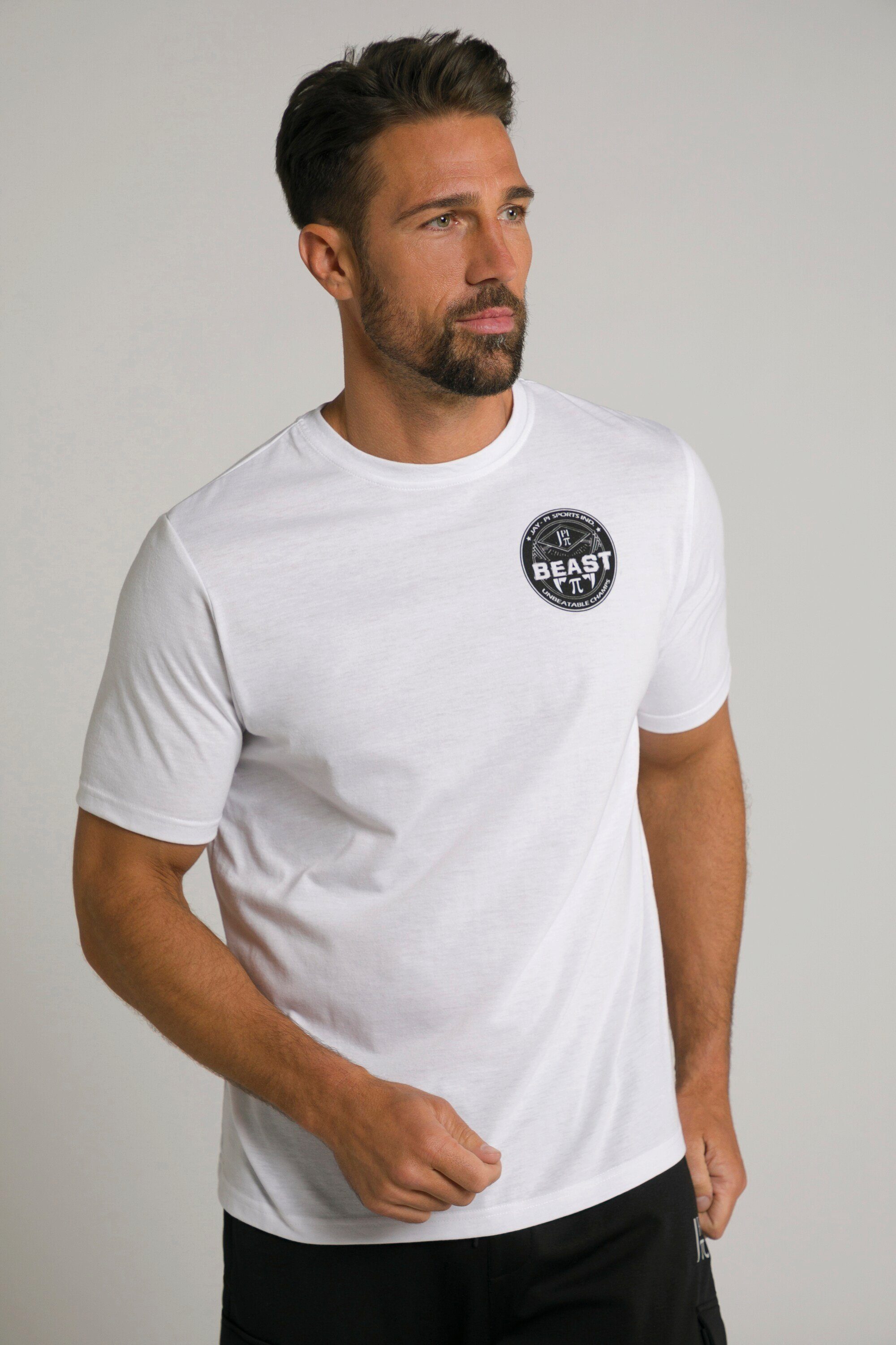 Empfohlen JP1880 T-Shirt Print Halbarm T-Shirt Rundhals Rücken