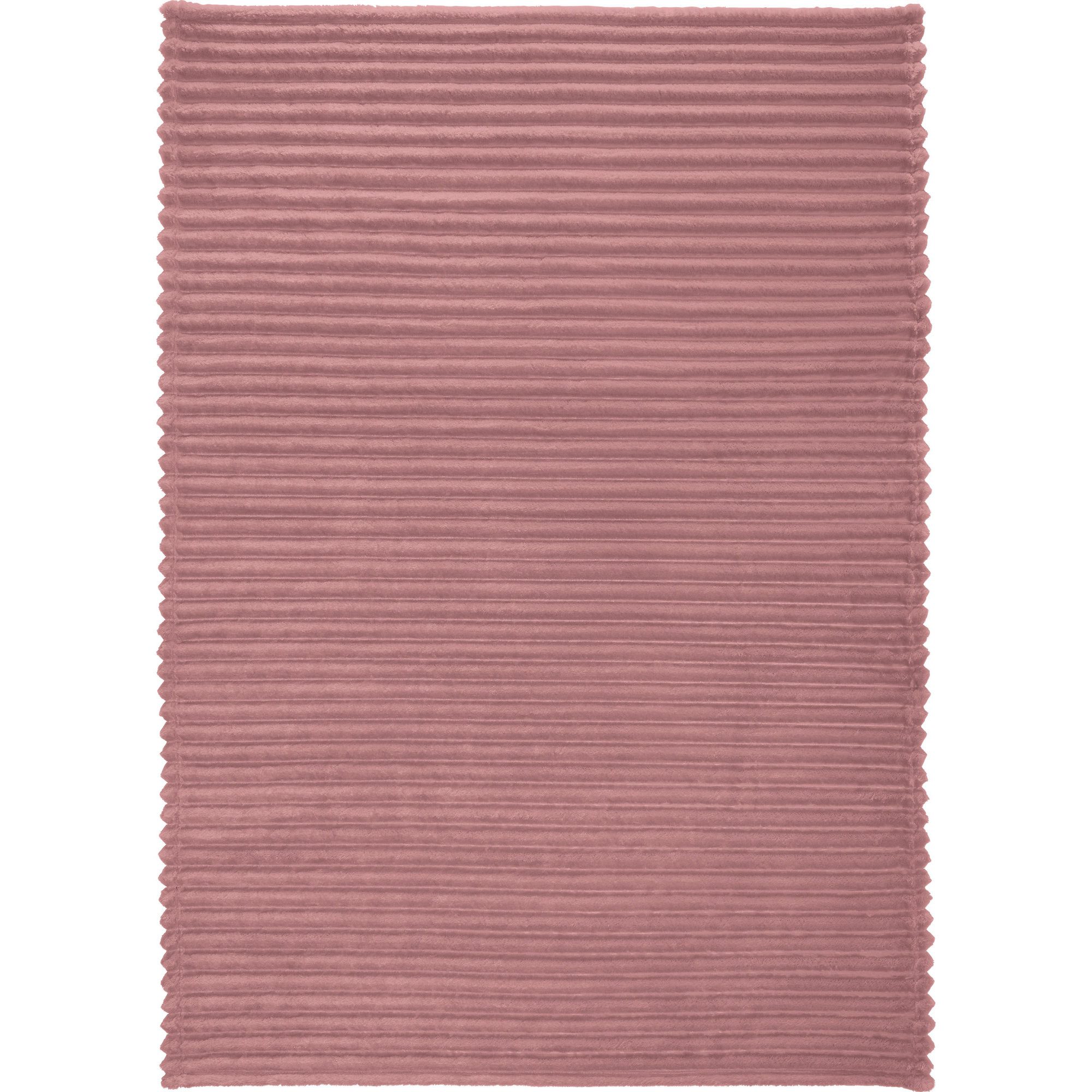 Wohndecke Wohndecke "Aosta", Erwin Müller, Fleece in Cordoptik Uni