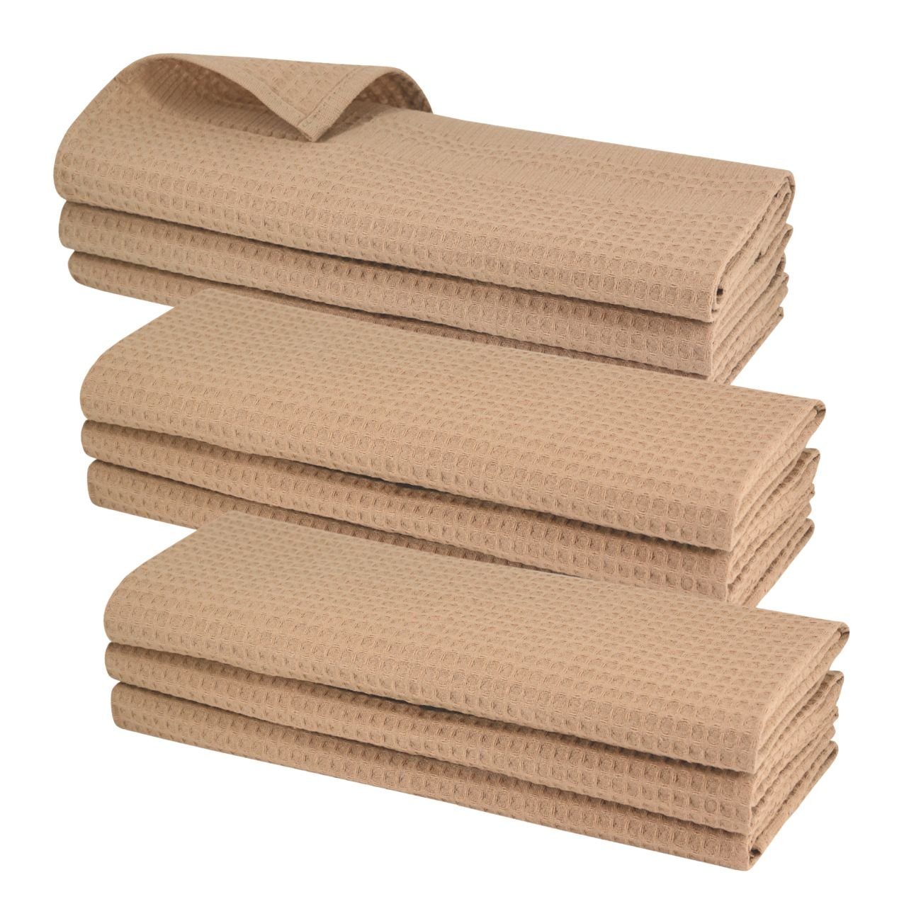 Engelland Geschirrtuch Poliertuch, (Vorteils-Set, 9-tlg., Waffel-Pique), günstig online kaufen