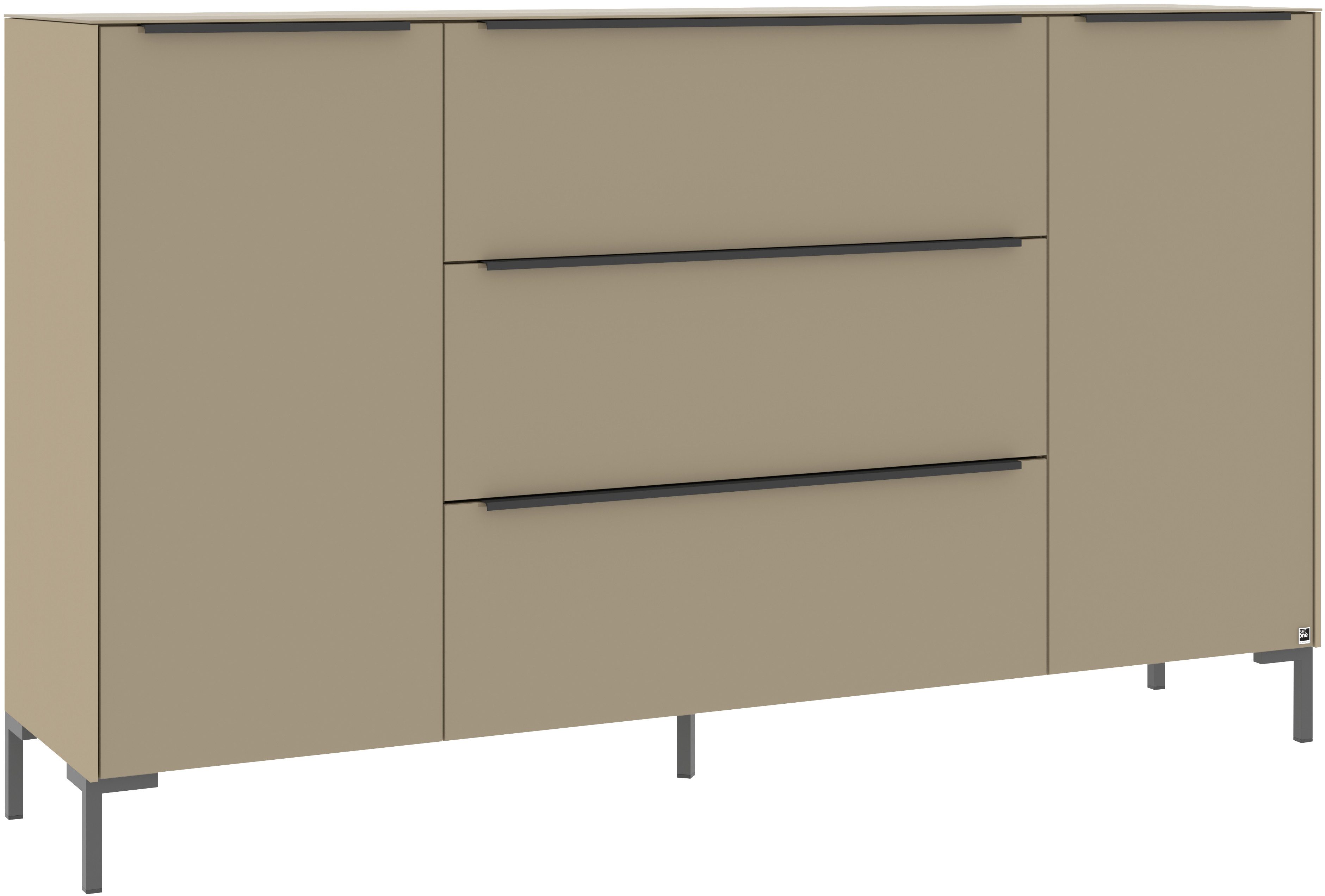 set one by Musterring Sideboard Reno (1 St), Mit Winkelfuß in diversen Farben, 108 cm Höhe & Farbauswahl