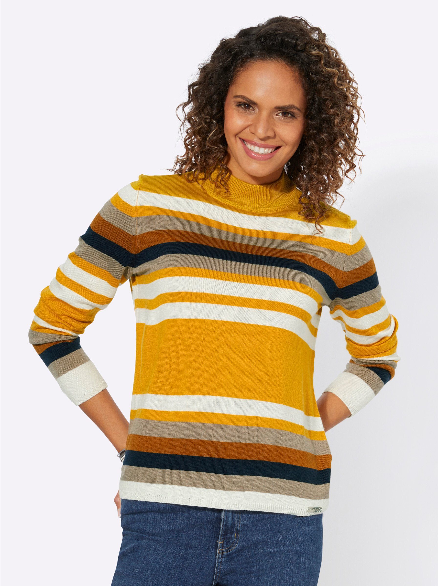 Witt Strickpullover Stehkragenpullover . günstig online kaufen