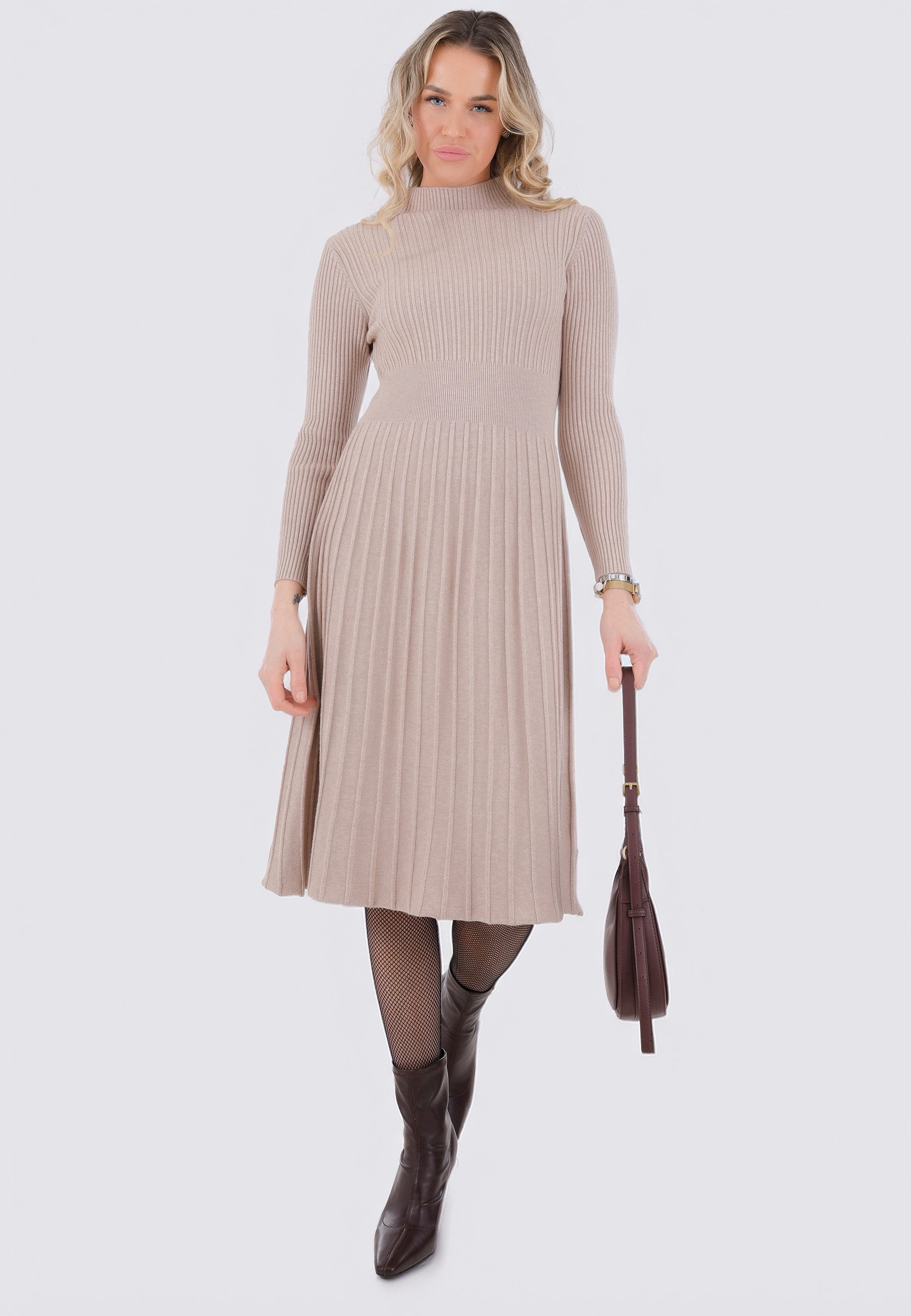 YC Fashion & Style Strickkleid tailliert günstig online kaufen