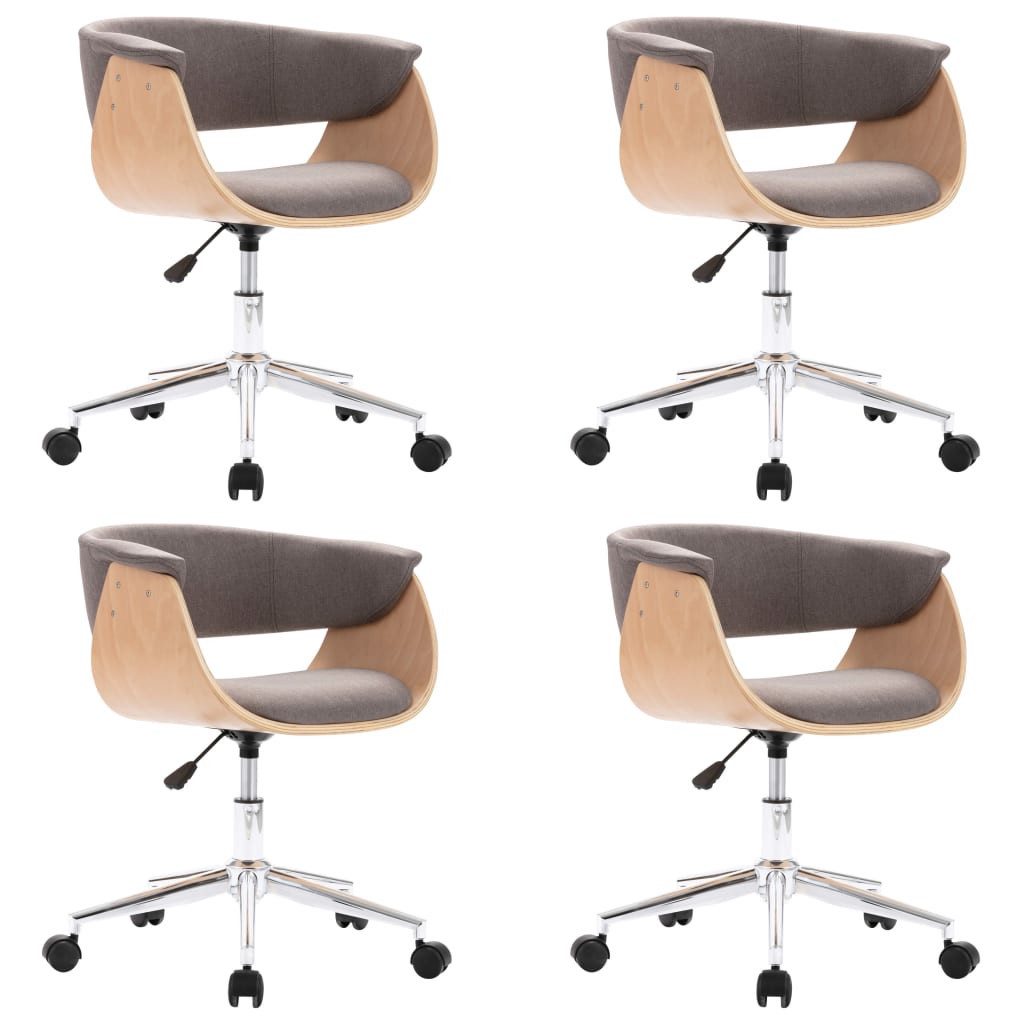 vidaXL Esszimmerstuhl Drehbare Esszimmerstühle 4 Stk. günstig online kaufen