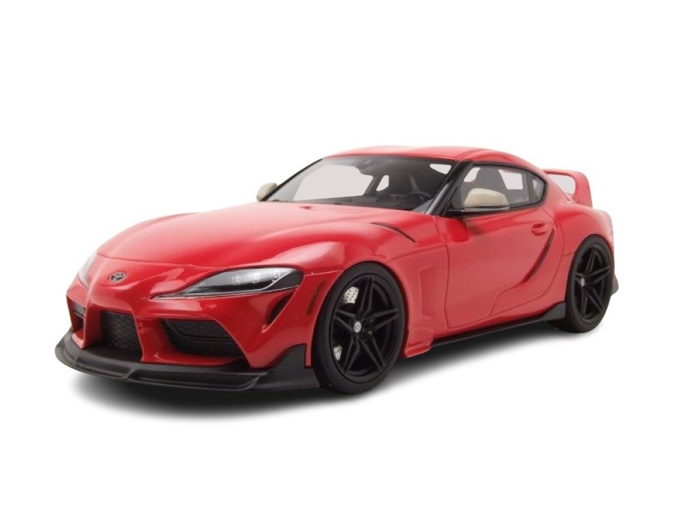 GT Spirit Modellauto Toyota Supra GR Heritage Edition rot, Maßstab 1:18