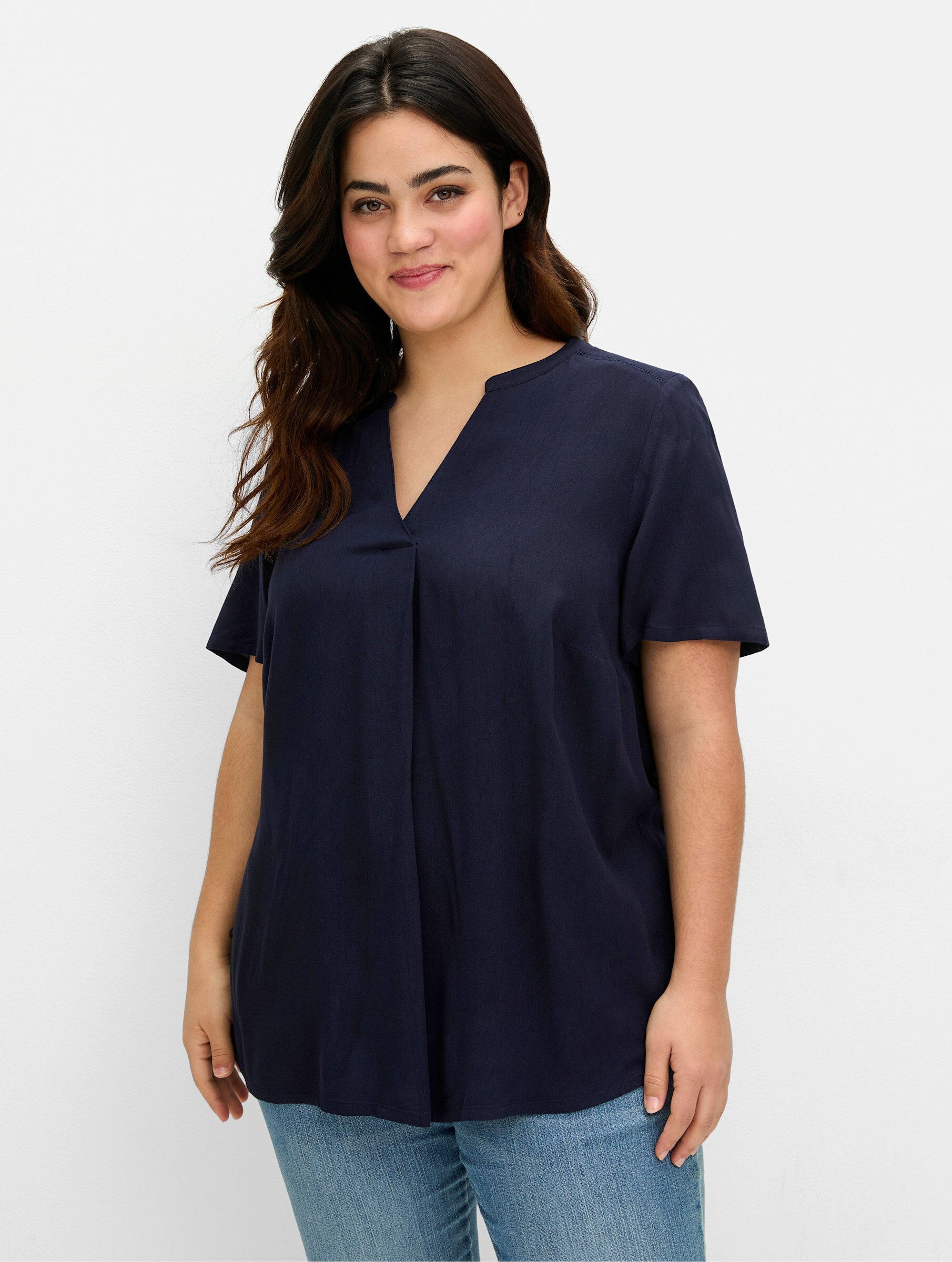 Sheego Klassische Bluse Tunika . günstig online kaufen