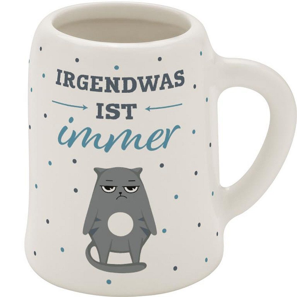 Gläser-Set Schnapskrug Schnapsglas Stamper Keramik Sheepworld IMMER 73850