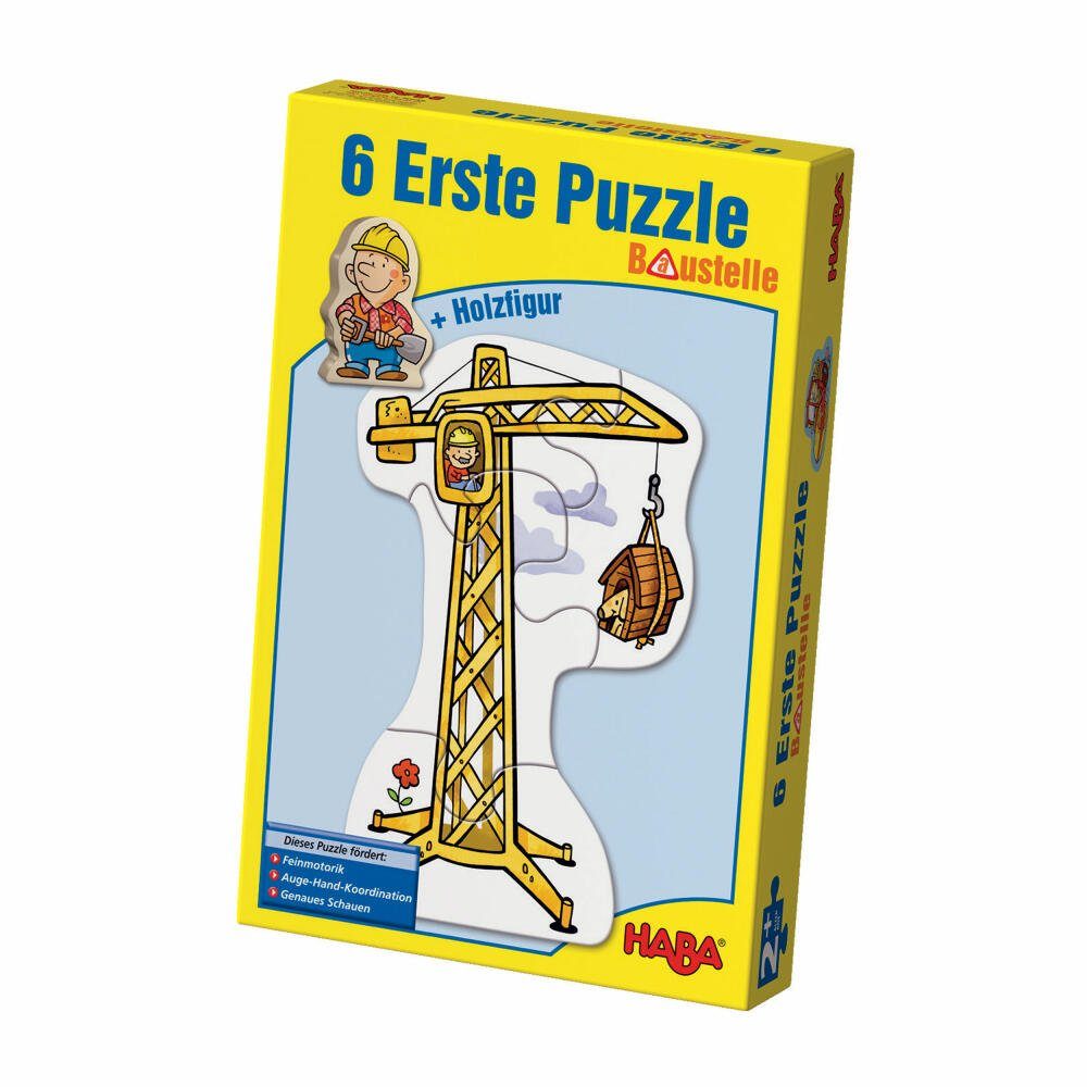 Puzzleteile Puzzle Puzzle 12 Baustelle Erstes 13-tlg., Haba