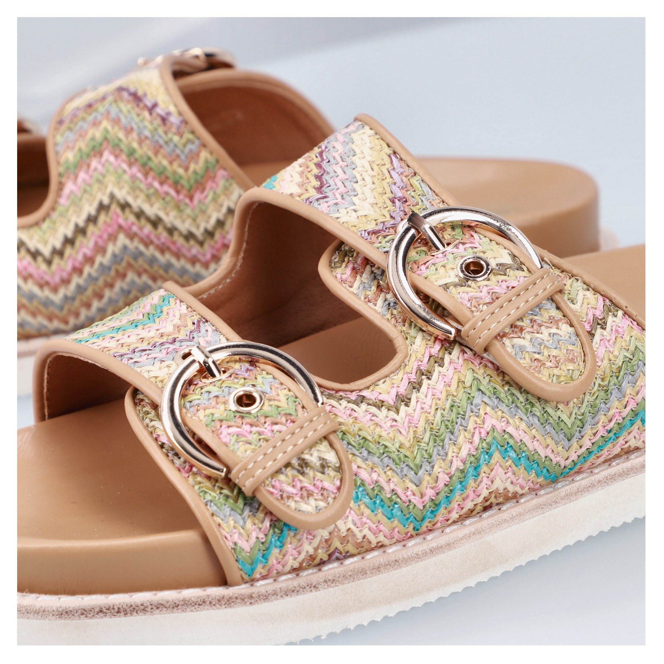 Rieker Pantolette Sommerschuh, Strandschuh, Urlaubsschuh, Schlappen günstig online kaufen