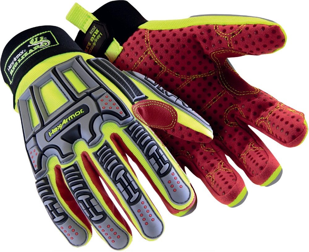 Arbeitshandschuh-Set Schutzhandschuh Hexarmor Rig Lizard