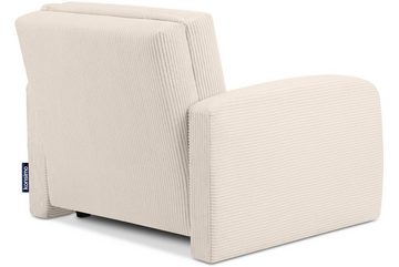 Konsimo Relaxsessel TILUCO Relaxsessel Schlafsessel Kindersofa, hergestellt in der EU, mit Schlaffunktion, mit Bettkasten, Liegesessel