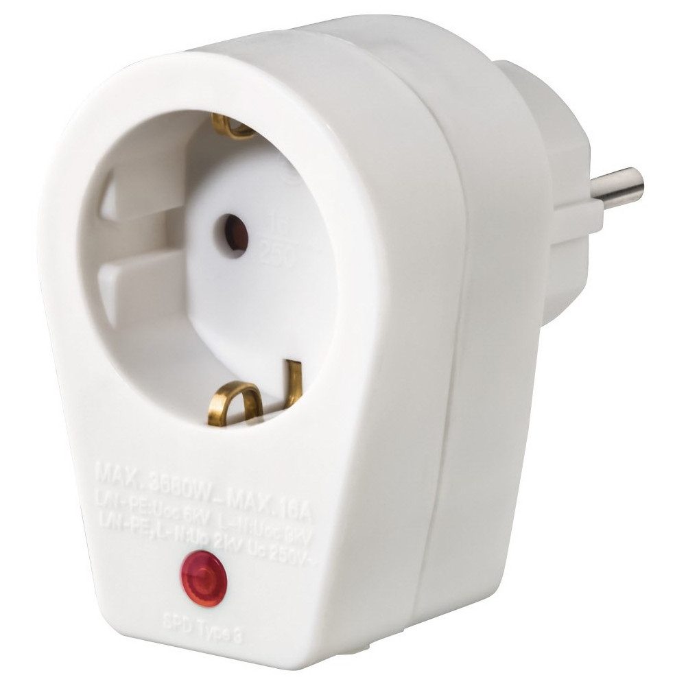 Hama Hama Steckdosenadapter weiß für Reisen. Audio- & Video-Adapter Steckdosenadapter
