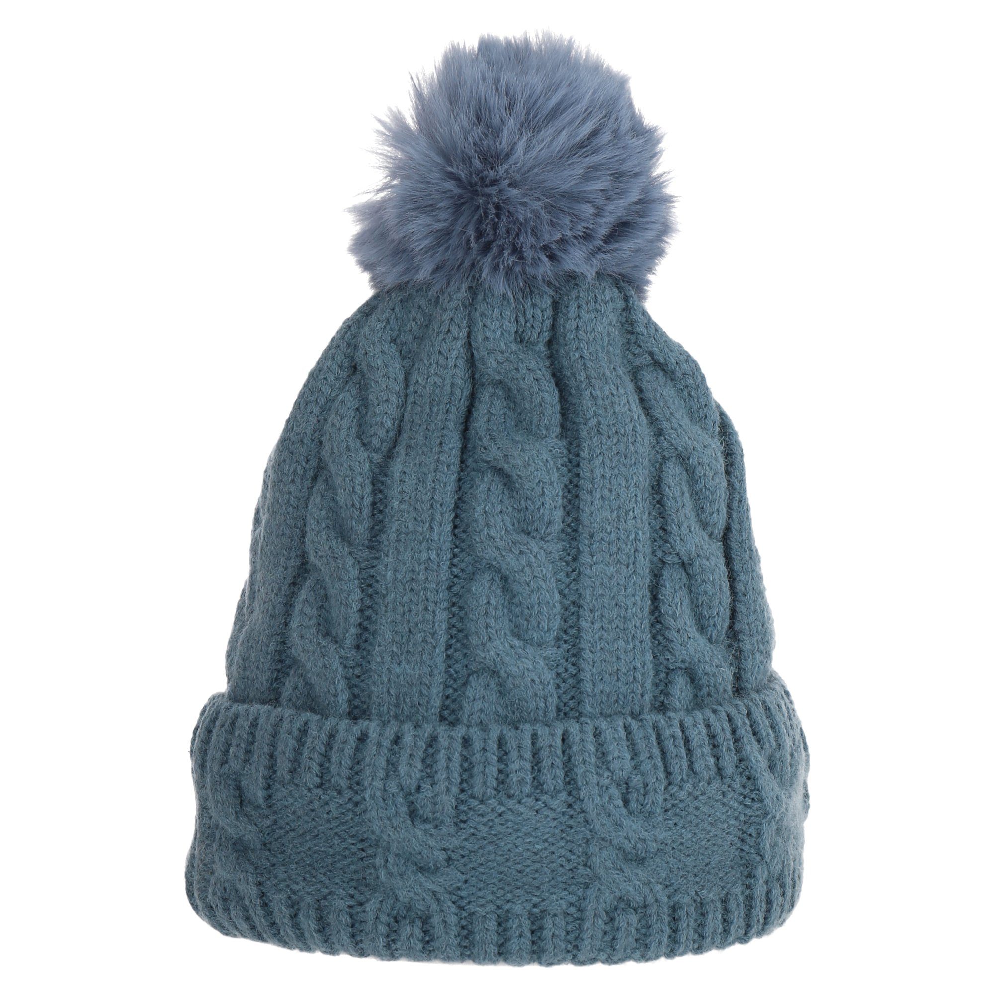 cofi1453 Strickmütze Wintermütze warm Winter Mütze Strick-Mütze