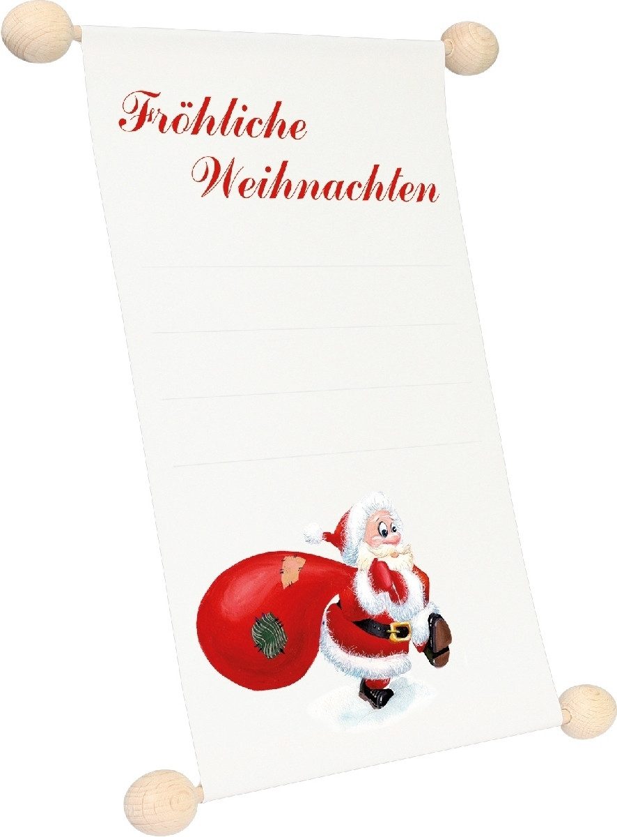 RNK Verlag Designpapier Gutschein Idee & Stil -Weihnachtsmann- A6