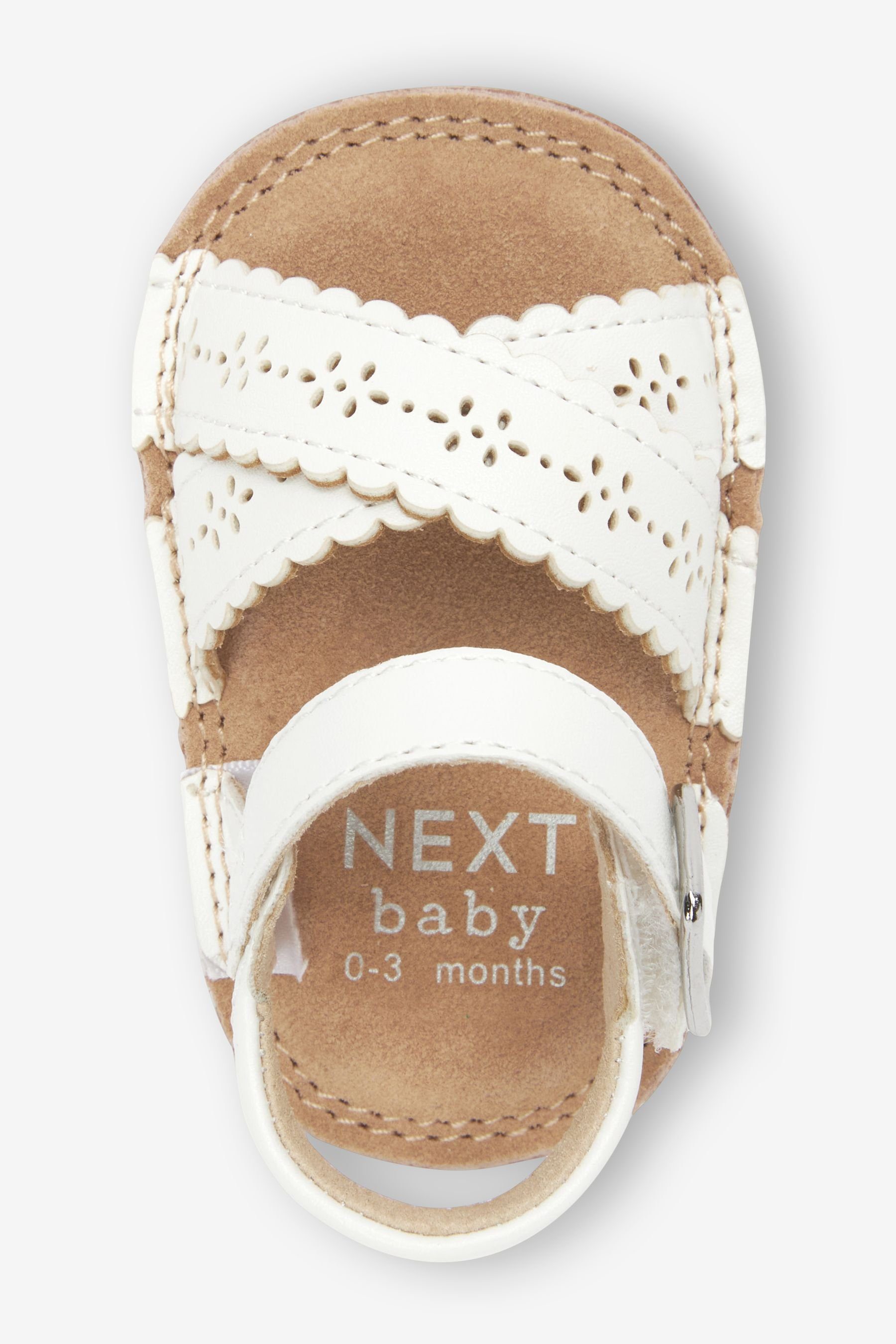 Next Baby Scallop White Sandale (1-tlg) Sandalen