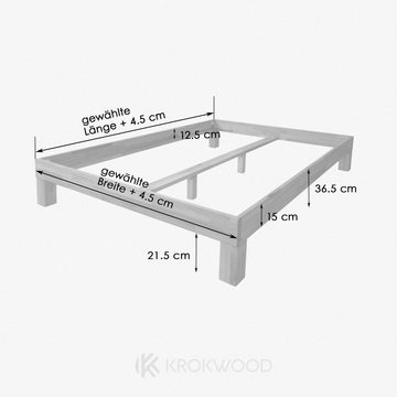 Krok Wood Massivholzbett Krok Wood Massivholzbett Jana in Buche