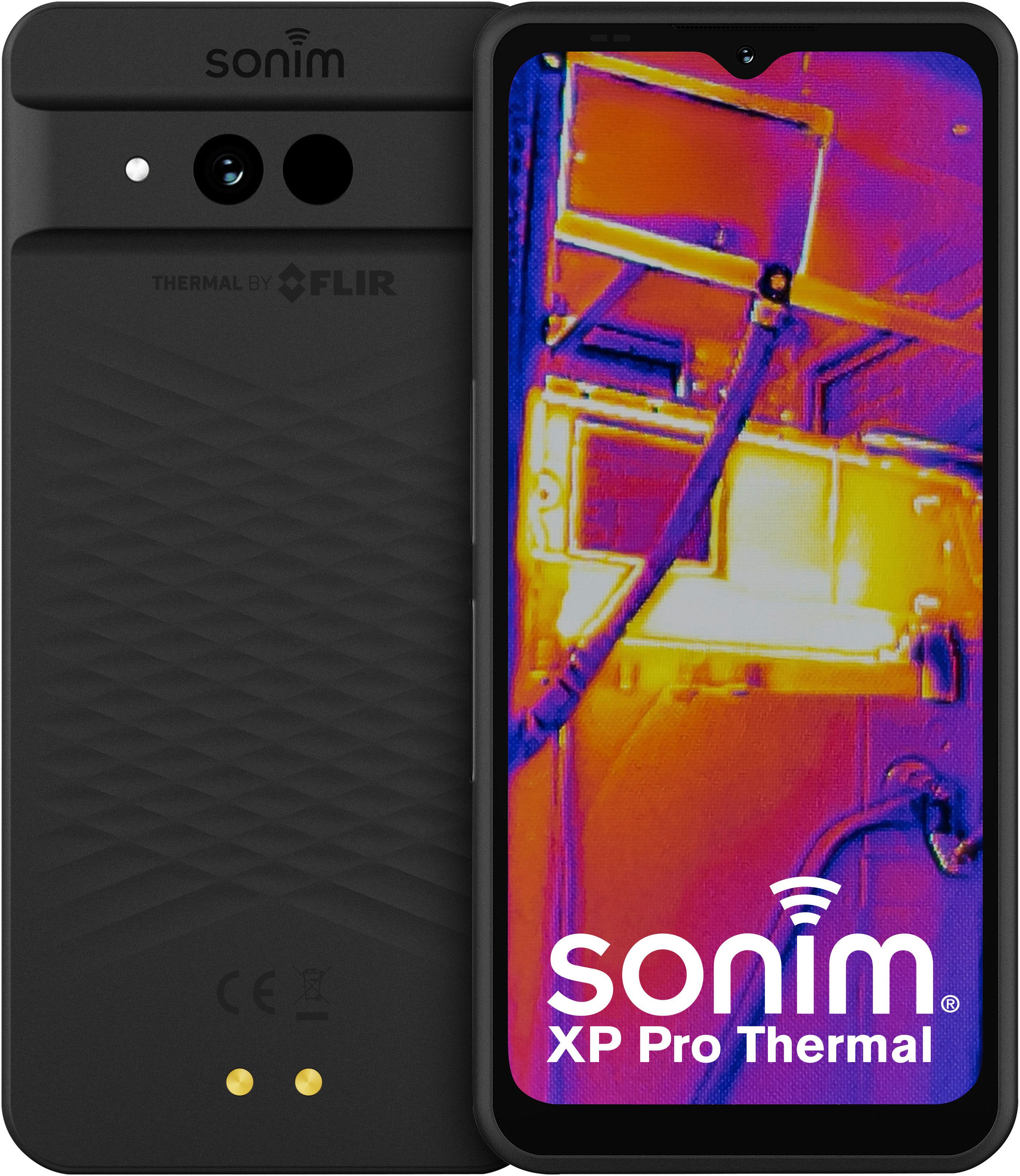 Sonim XP Pro Thermal Smartphone (16,71 cm/6,58 Zoll, 256 GB Speicherplatz, 50 MP Kamera)