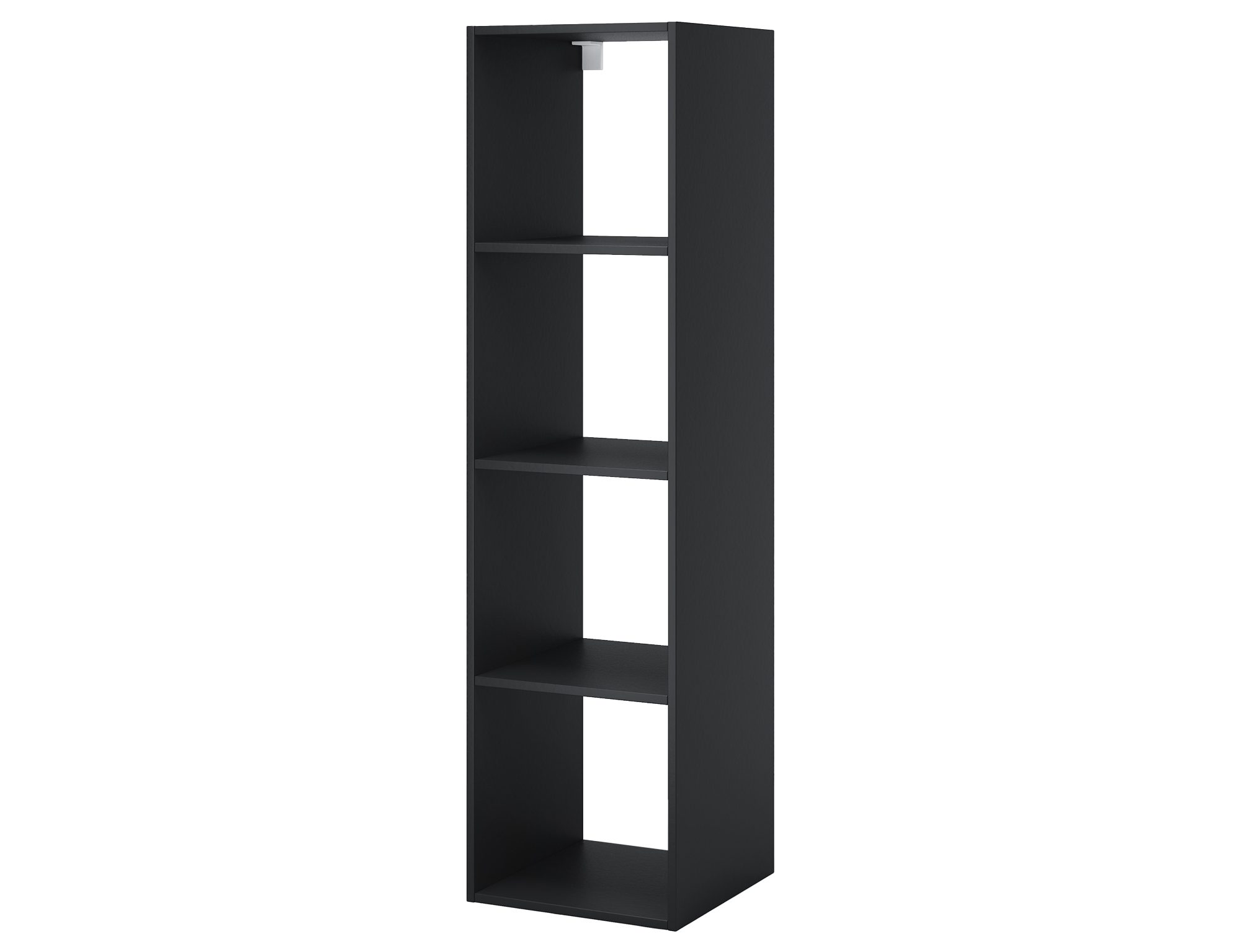 MOEBLO Bücherregal Regal VITREO, Modernes und elegantes Regal in Weiß, Schwarz und Eiche Artisan für jedes Zuhause, Bücherregal Bücherregal für das Büro Bücherregal für Dokumente Wohnbereich Wohnzimmer, (BxHxT):38x147x30 cm