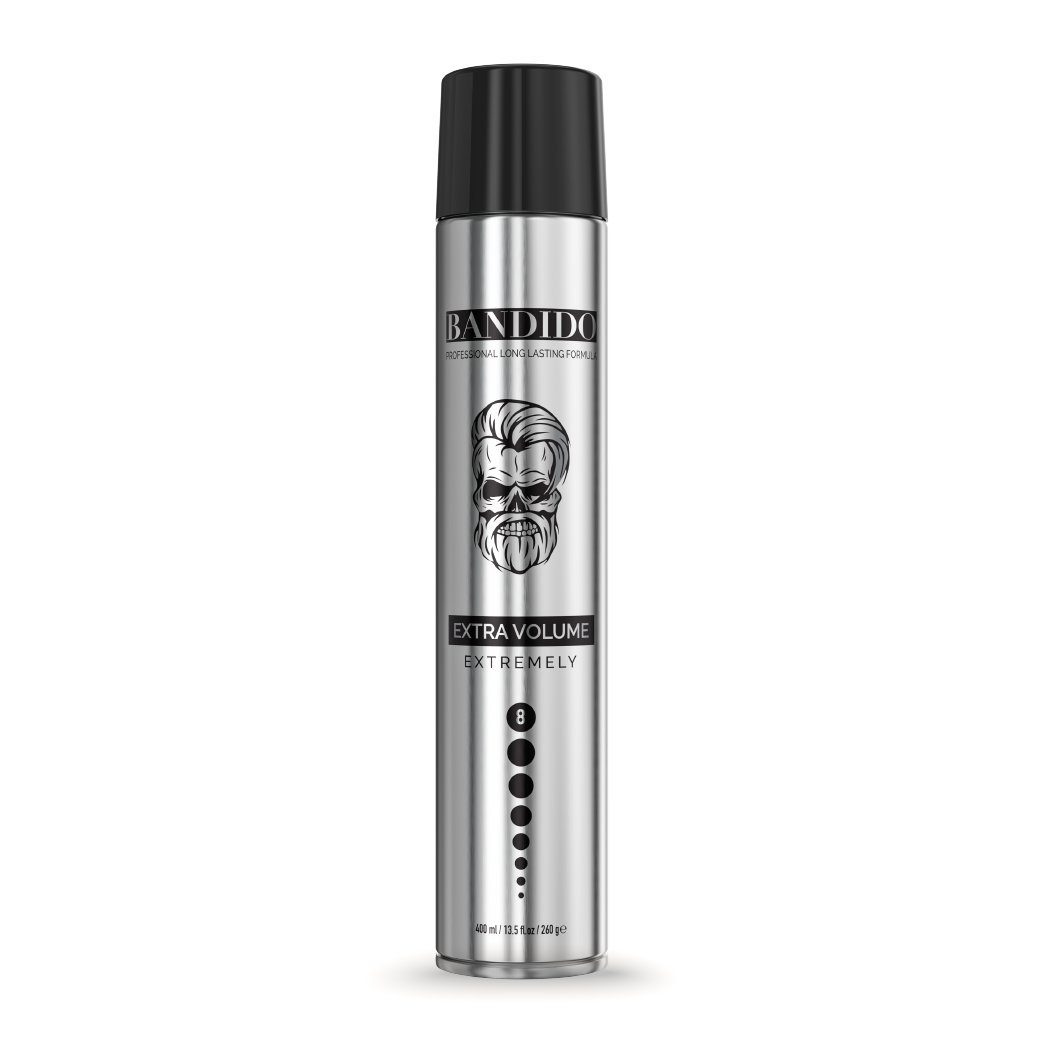 Bandido Cosmetics Haarspray Haarspray Silver Spray Hair Bandido 400ml Stark Extra Volume