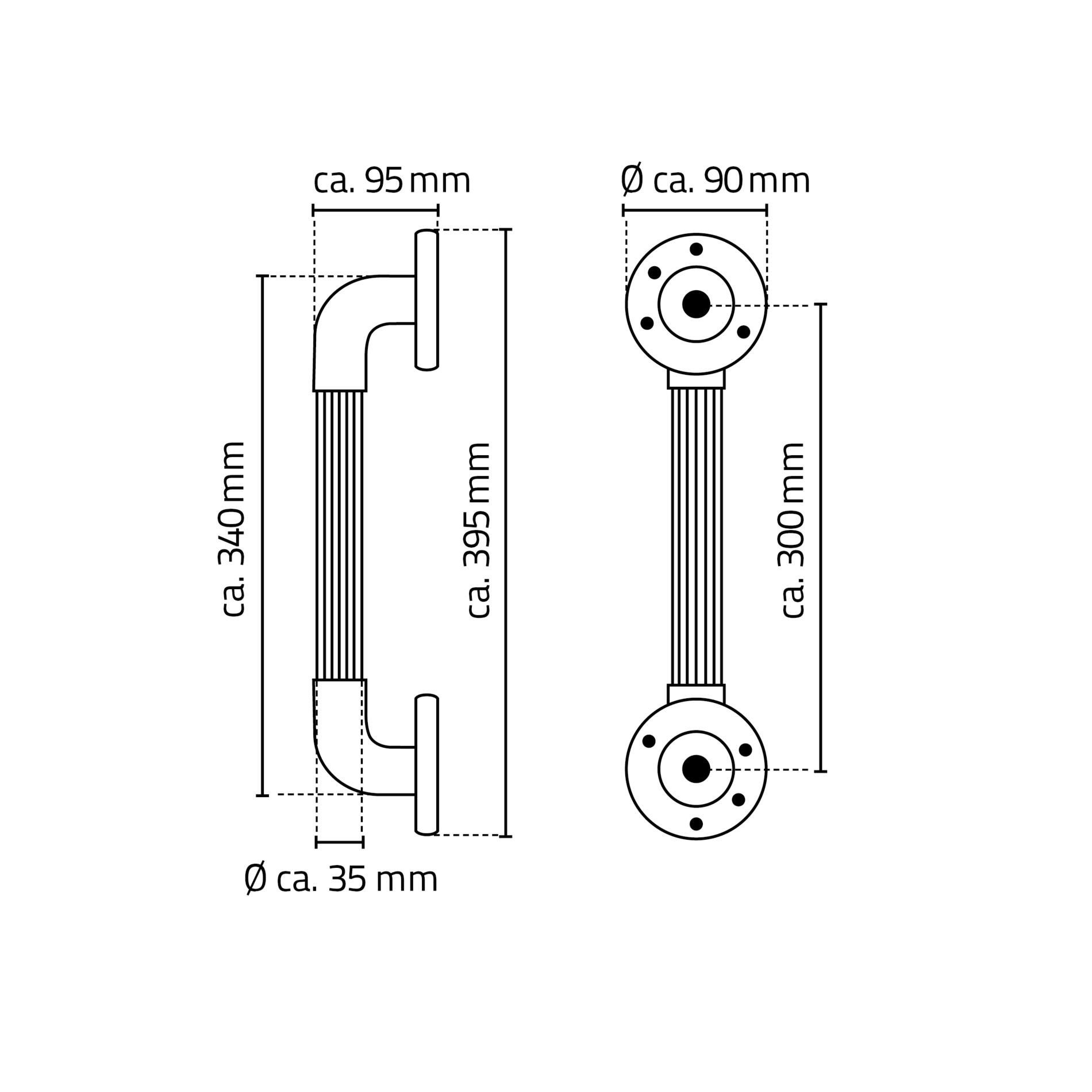 Ridder Haltegriff Max weiß