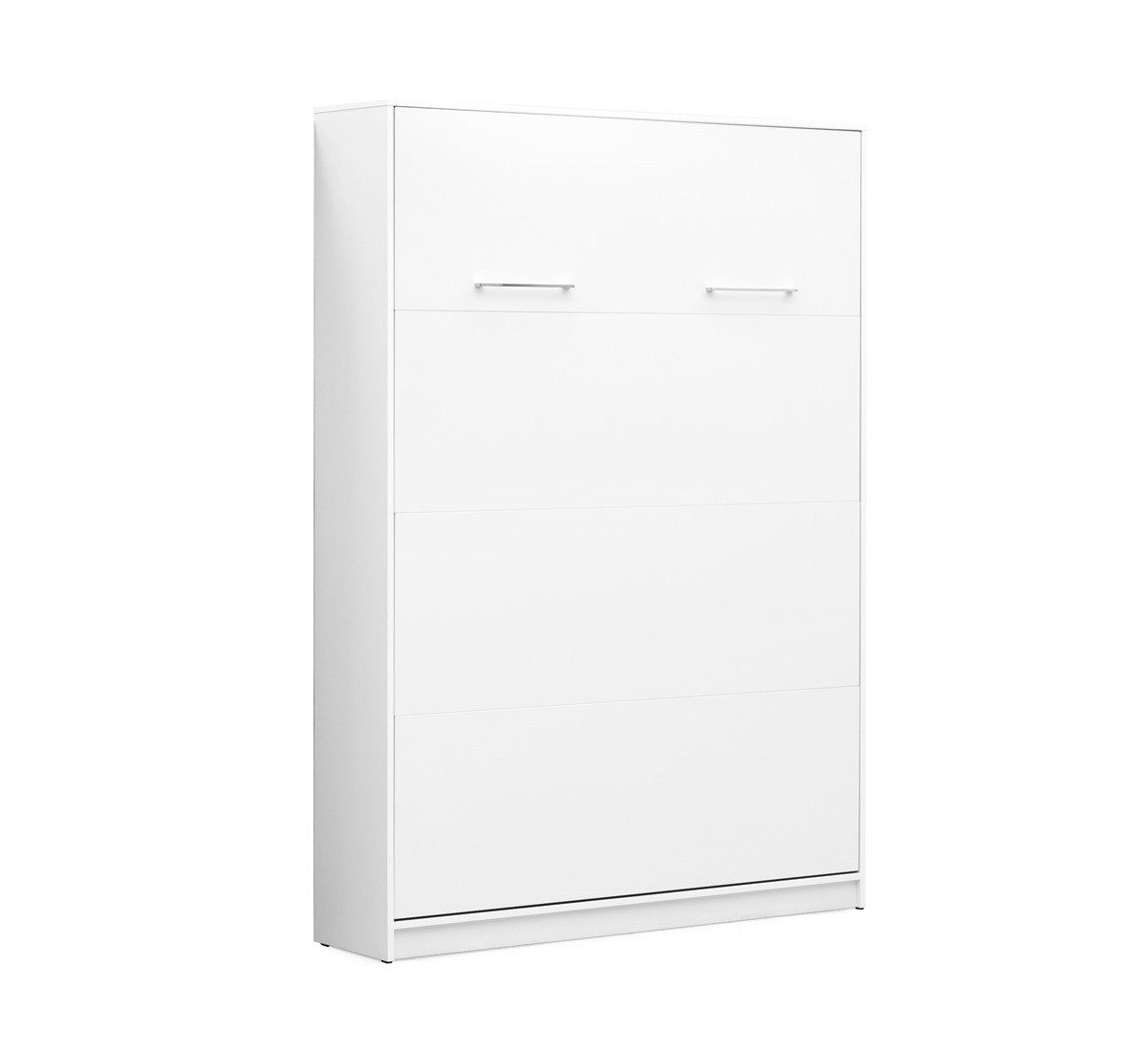 QMM TraumMöbel Schrankbett Wandbett VB 90 x 200 (Möbelstück, 1-St., Schrankbett) vertikal klappbar