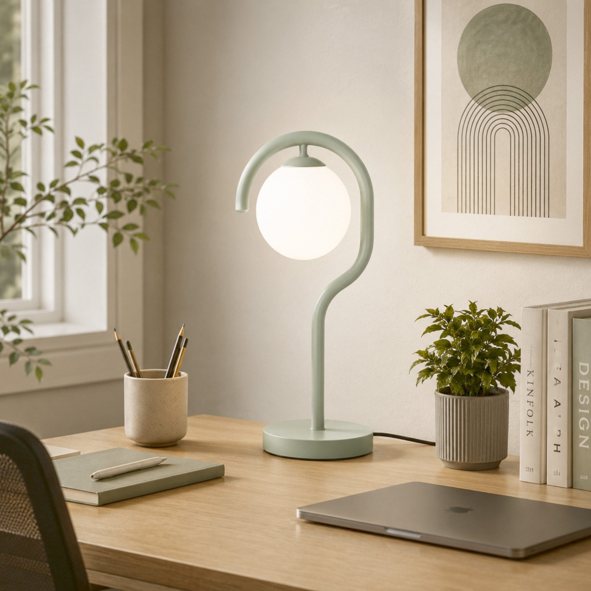Opviq Nachttischlampe, ohne Leuchtmittel, Tischleuchte, E27, ohne Leuchtmittel, IP20