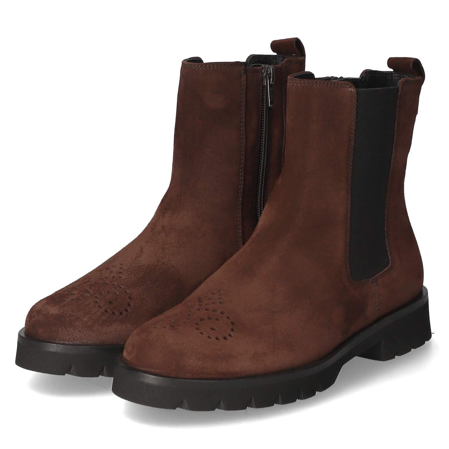 Högl Högl 010153221000 Damen Rauleder lila Schnürstiefel