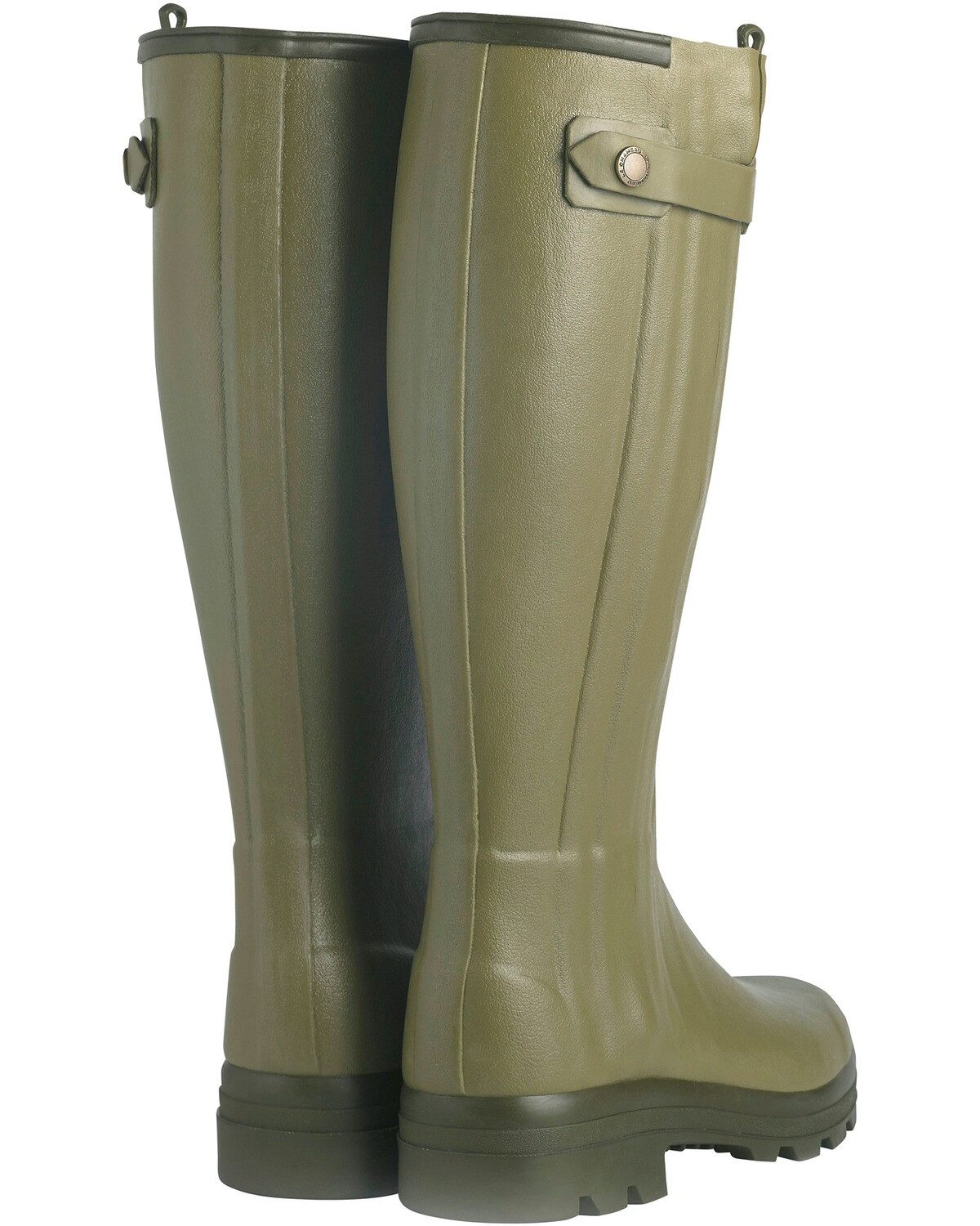 Le Chameau Gummistiefel Chasseur Cuir Gummistiefel Stoßdämpfend