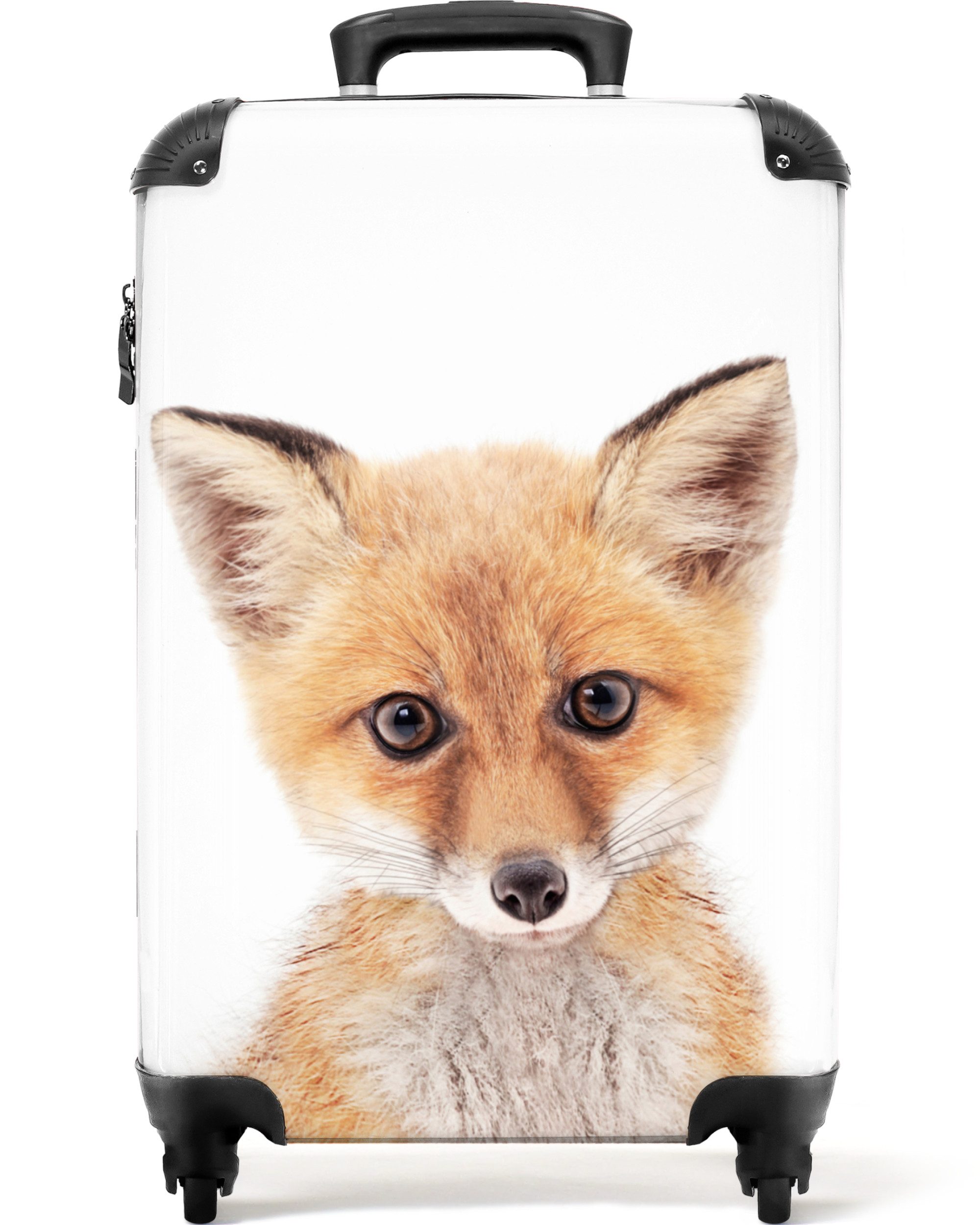 NoBoringSuitcases.com© Hartschalen-Trolley Fuchs - Tiere - günstig online kaufen
