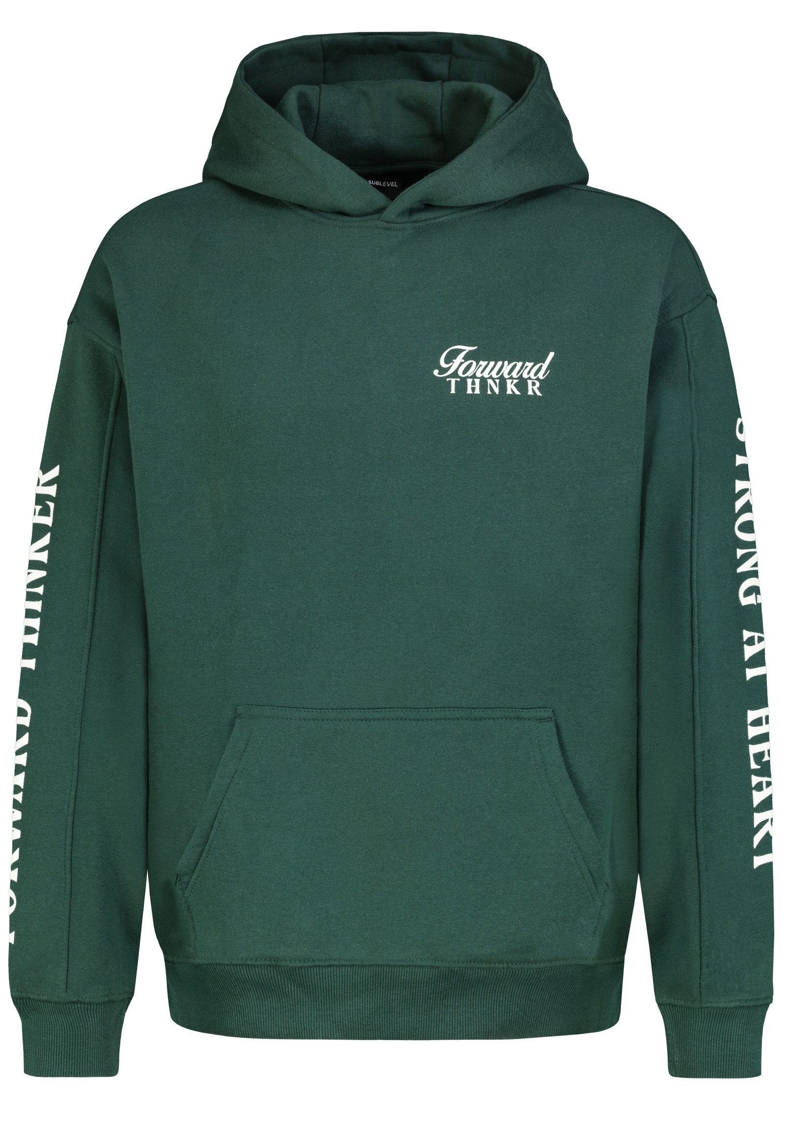 SUBLEVEL Hoodie Herren Kapuzenpullover mit 3D Elementen Sweater, Kapuzenswe günstig online kaufen