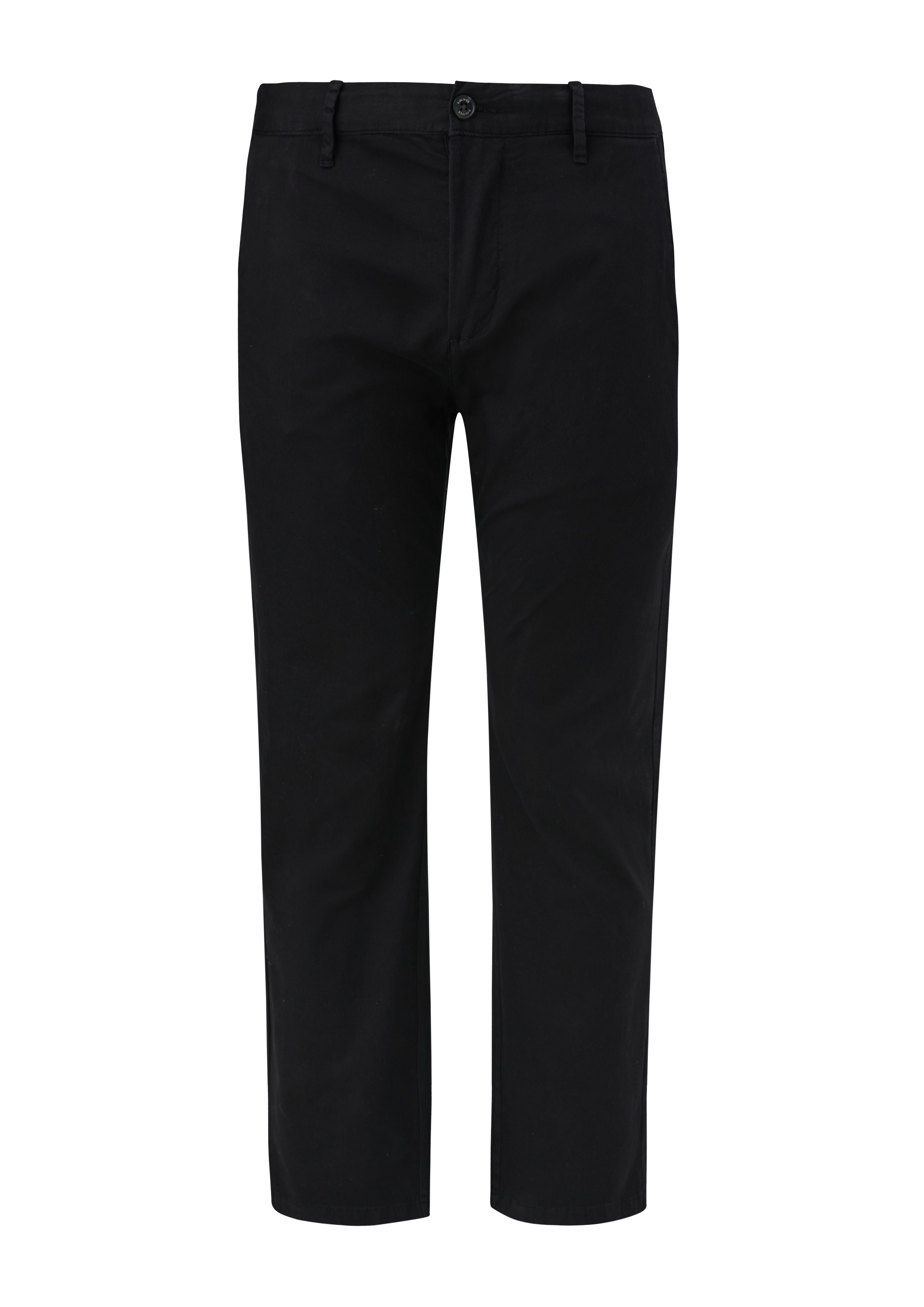 s.Oliver Stoffhose Relaxed Fit-Chino Detroit schwarz