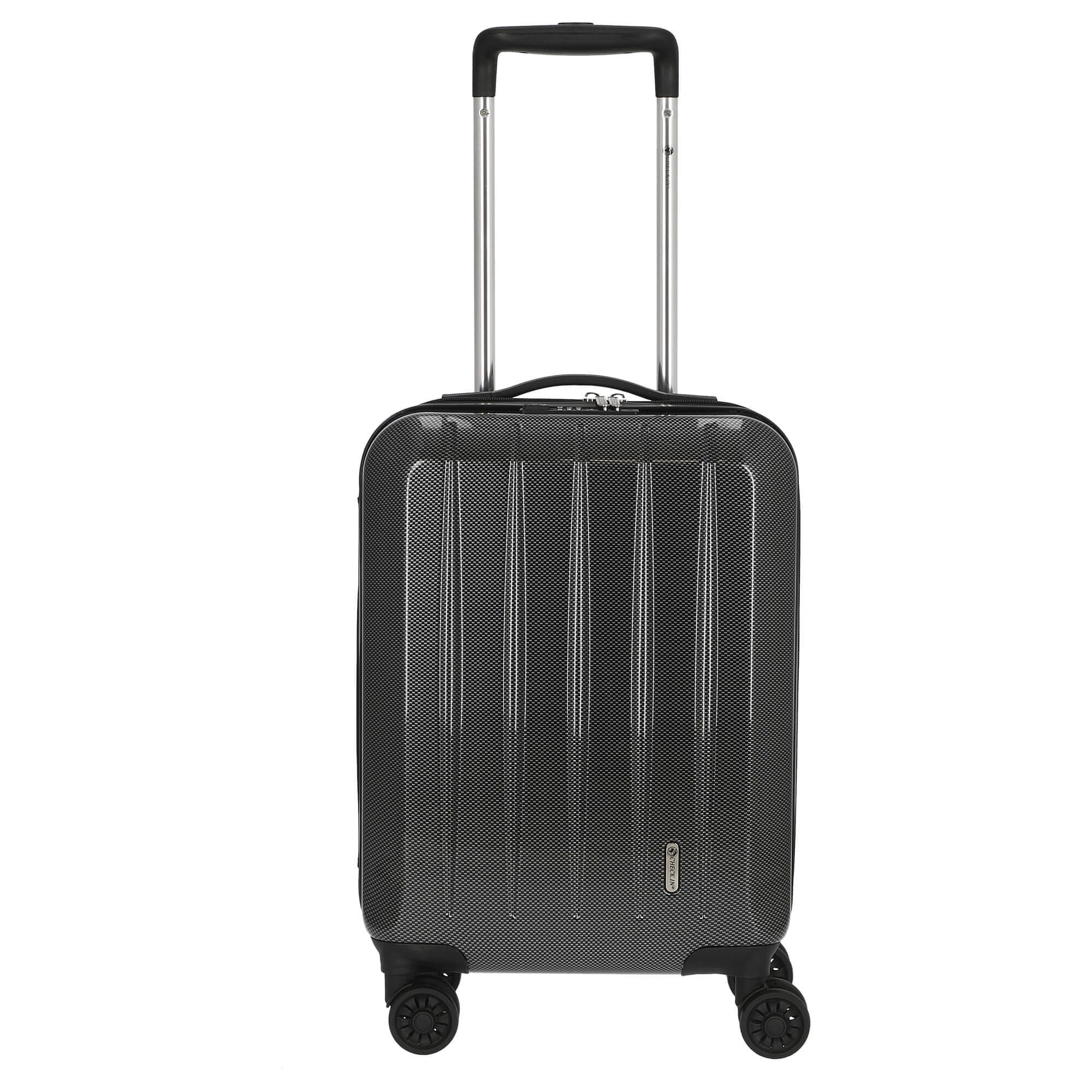 CHECK.IN® Handgepäck-Trolley London 2.0 - 4-Rollen-Trolley 50 cm (carbon sc günstig online kaufen