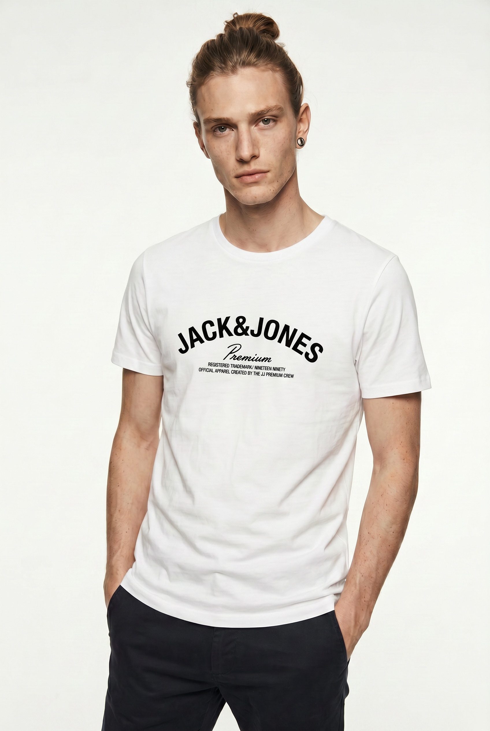Jack & Jones T-Shirt JPRBLATOMMY SS TEE FST mit Logo Schriftzug