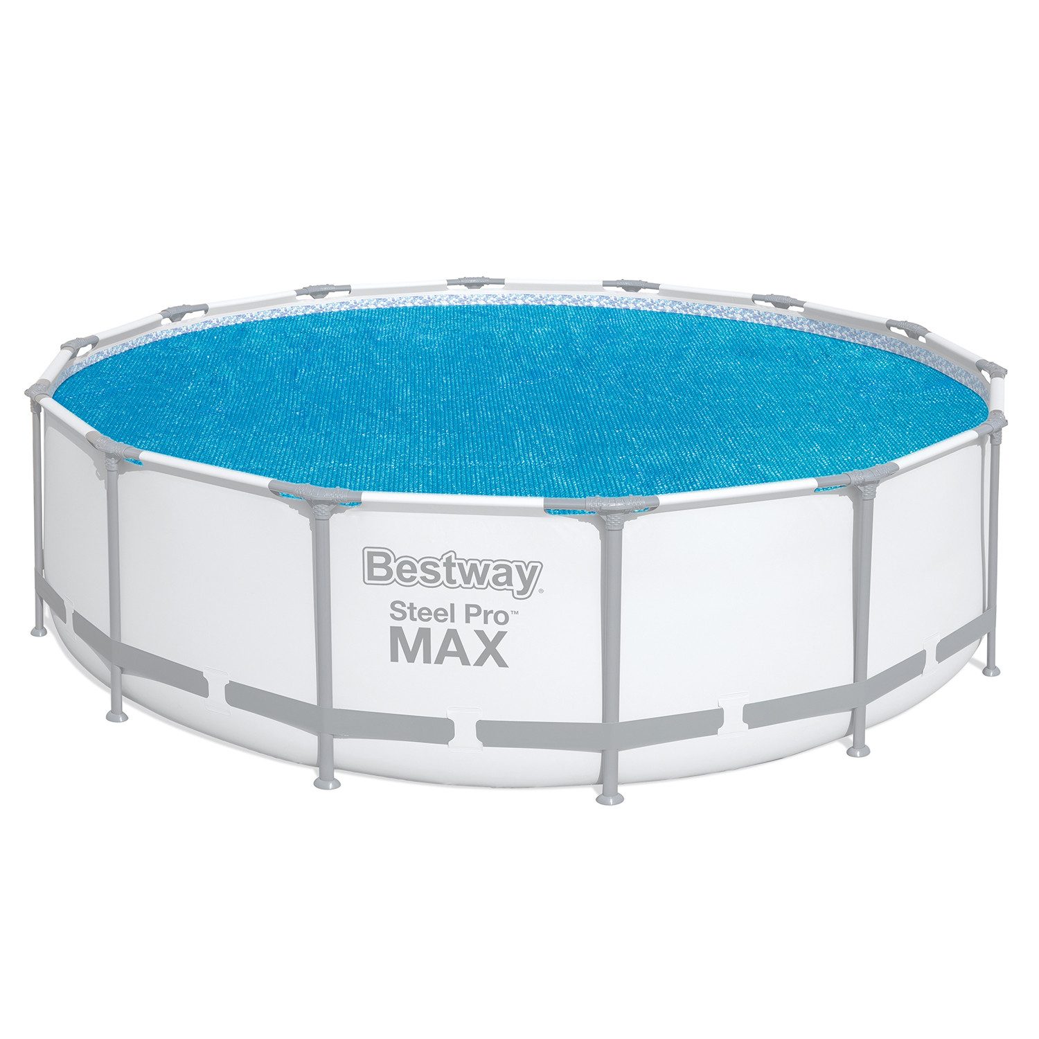 Bestway Solarabdeckplane Ø 417 cm (Packung, 1-St., für 396 / 427 cm Frame Pools und 457 cm Fast Set™ Pools), Selbstschwimmend