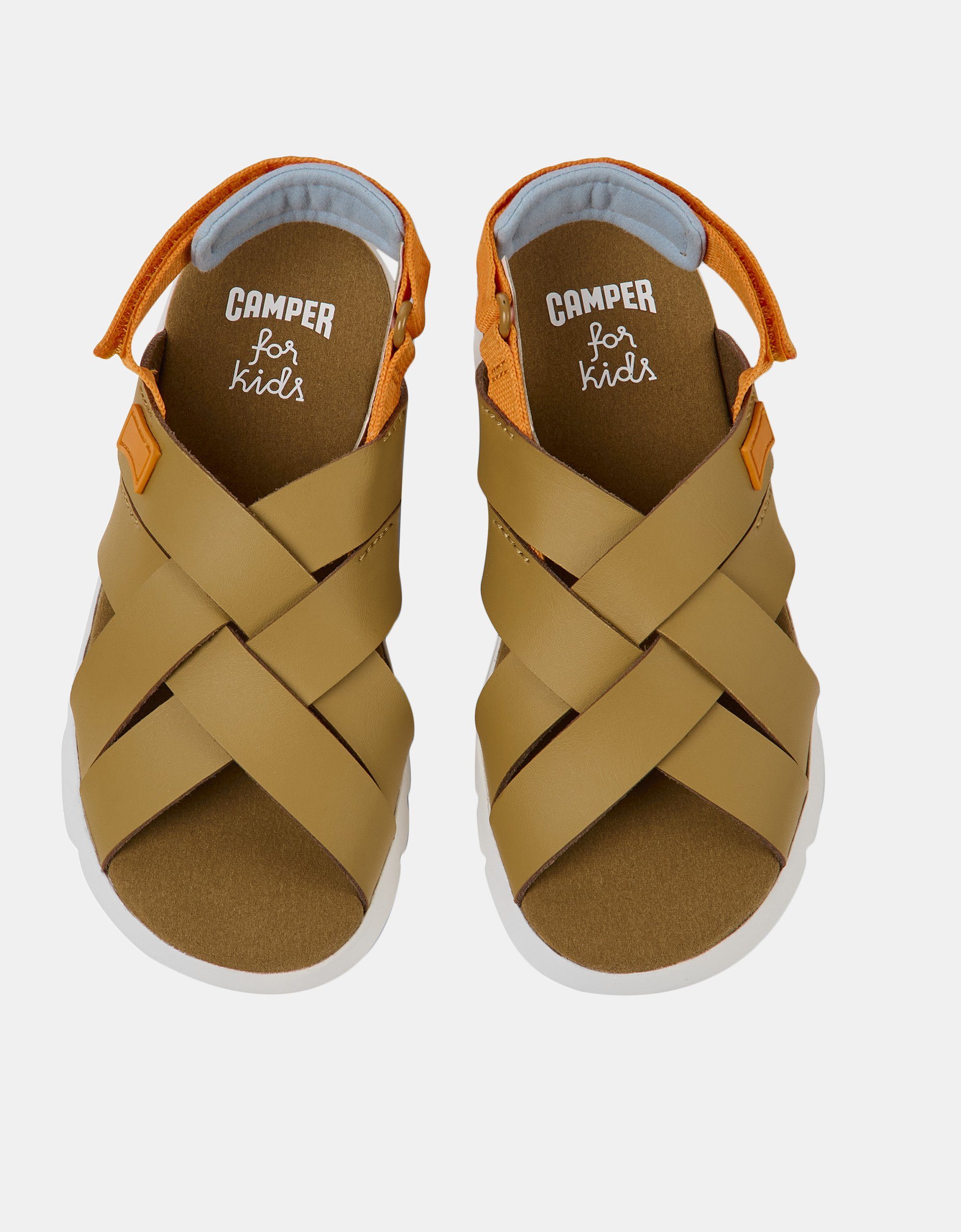 Camper ORUGA Mittelbraun Orange / Sandale