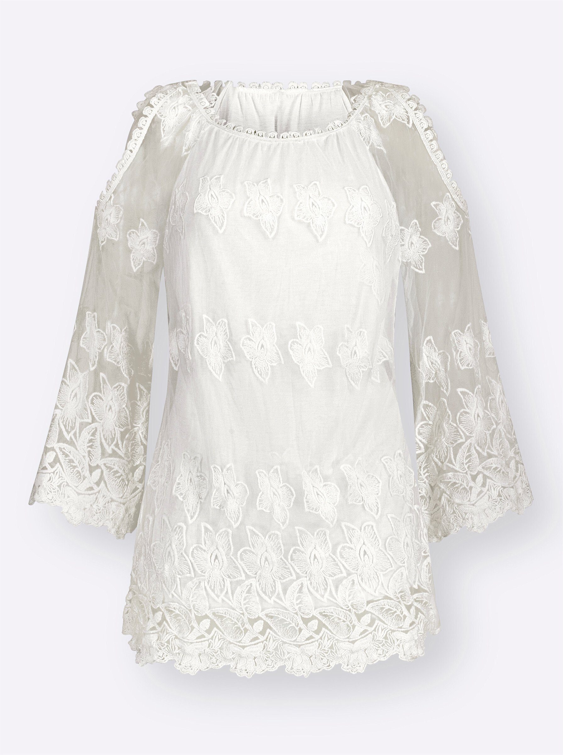 Witt Klassische Bluse Bluse 3/4-Arm