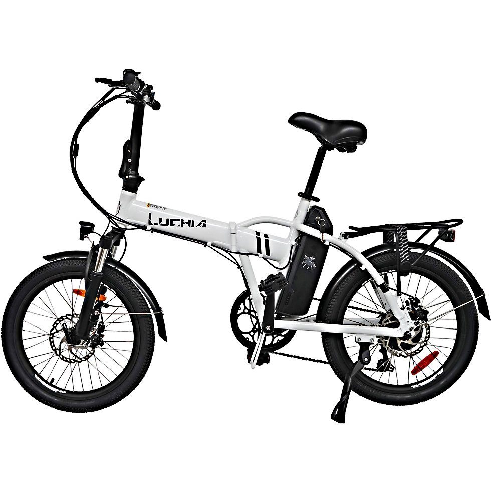 Fangqi E-Bike Mountainbike,Citybike,Smart 360 Gepäckträger, LCD-Display, Nabendynamo, Heckmotor, (kraftunterstützt/Pedal),25km/h, Bike,Höchstgeschwindigkeit Max.25km/h,IP54, Reichweite,120kg, Fahrmodi Elektrofahrrad,SHIMANO,250W/36V/10Ah,25km/h, (2 55–65 3 weiß km Gehunterstützungsmodus, Fahrradständer E-BIKE,Zusammenklappbares Wh 6km/h PAS 25km/h), mit Electric und