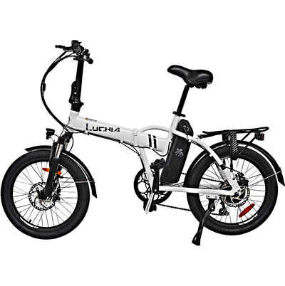 Fangqi E-Bike E-BIKE,Zusammenklappbares Elektrofahrrad,SHIMANO,250W/36V/10Ah,25km/h, Heckmotor, 360 Wh Nabendynamo, (2 Fahrmodi (kraftunterstützt/Pedal),25km/h, 55–65 km Reichweite,120kg, 6km/h Gehunterstützungsmodus, Mountainbike,Citybike,Smart Electric Bike,Höchstgeschwindigkeit 25km/h), mit LCD-Display, Fahrradständer und Gepäckträger, Max.25km/h,IP54, PAS 3