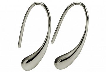 SILBERMOOS Paar Ohrhänger Elegante Ohrhänger "Tropfen", 925 Sterling Silber