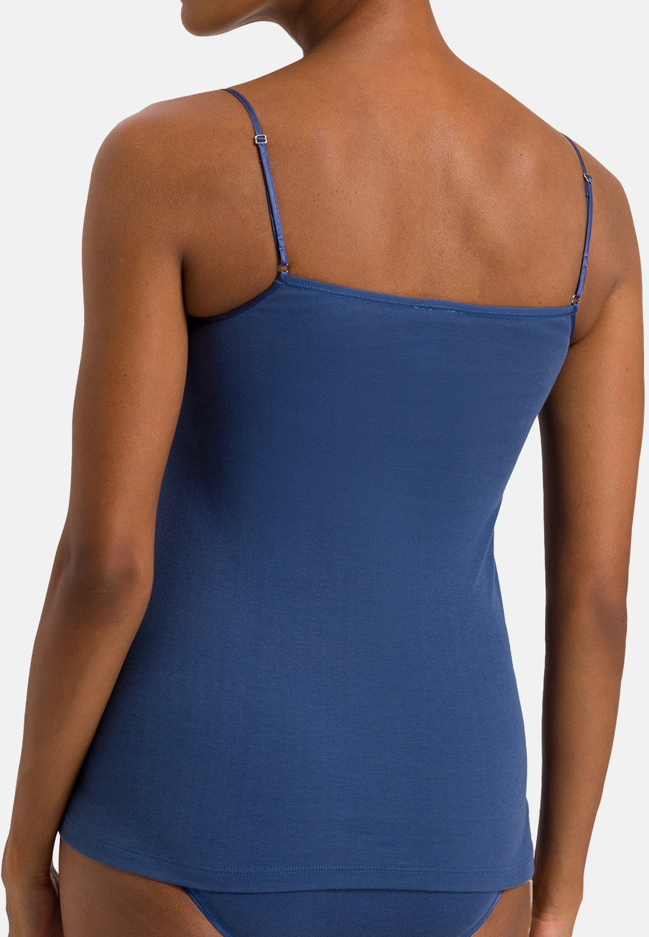 Hanro Unterhemd Moments (1-St) Spaghetti Top - Atmungsaktiv - Mit hochwertiger französischer Spitze