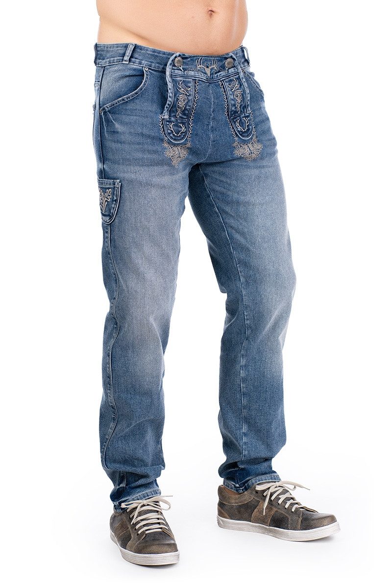 Hangowear Trachtenjeans Trachtenjeans Herren - HENRI DENIM CLASSIC - denim günstig online kaufen