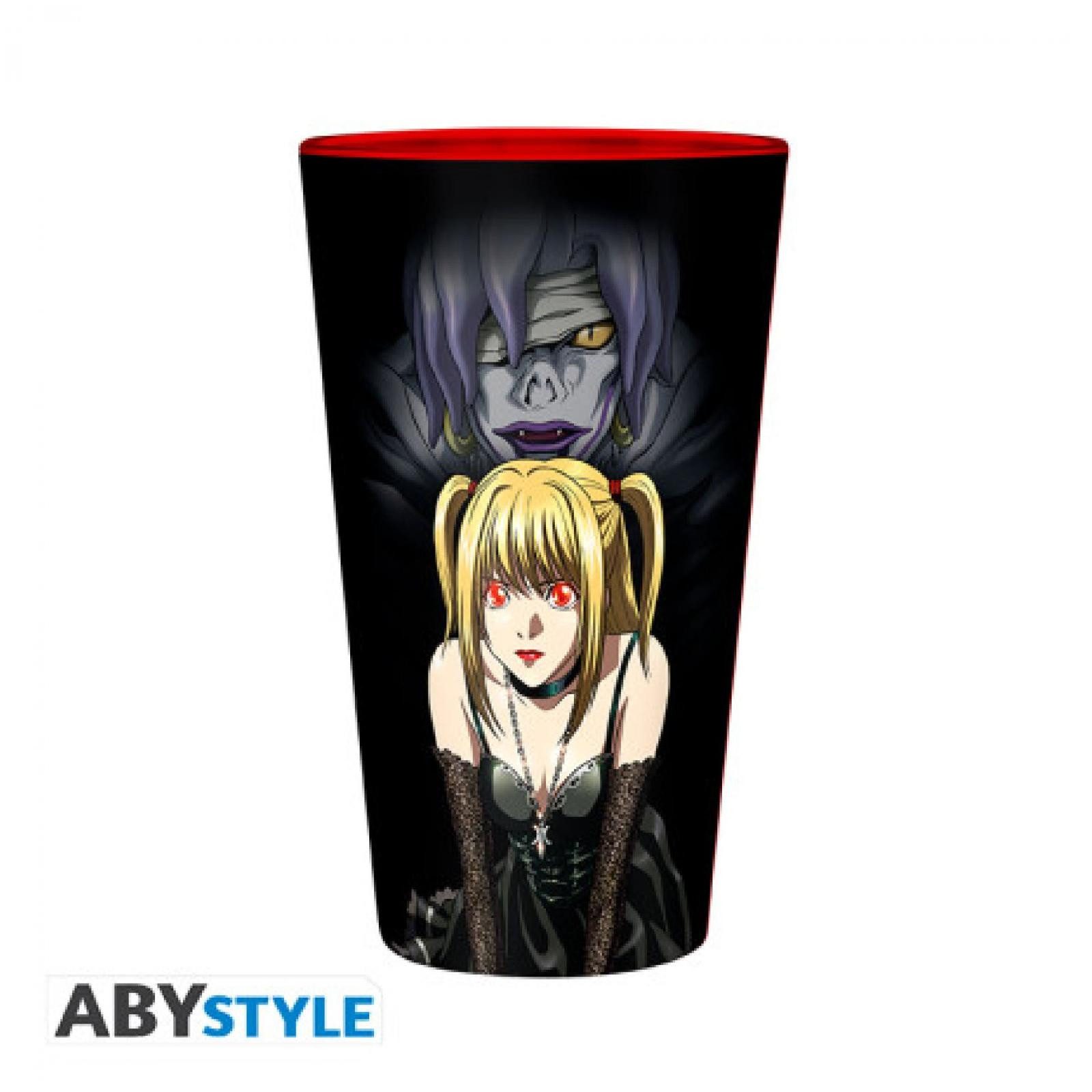ABYstyle Tasse DEATH NOTE - Large Glass - 400ml - Light & Misa