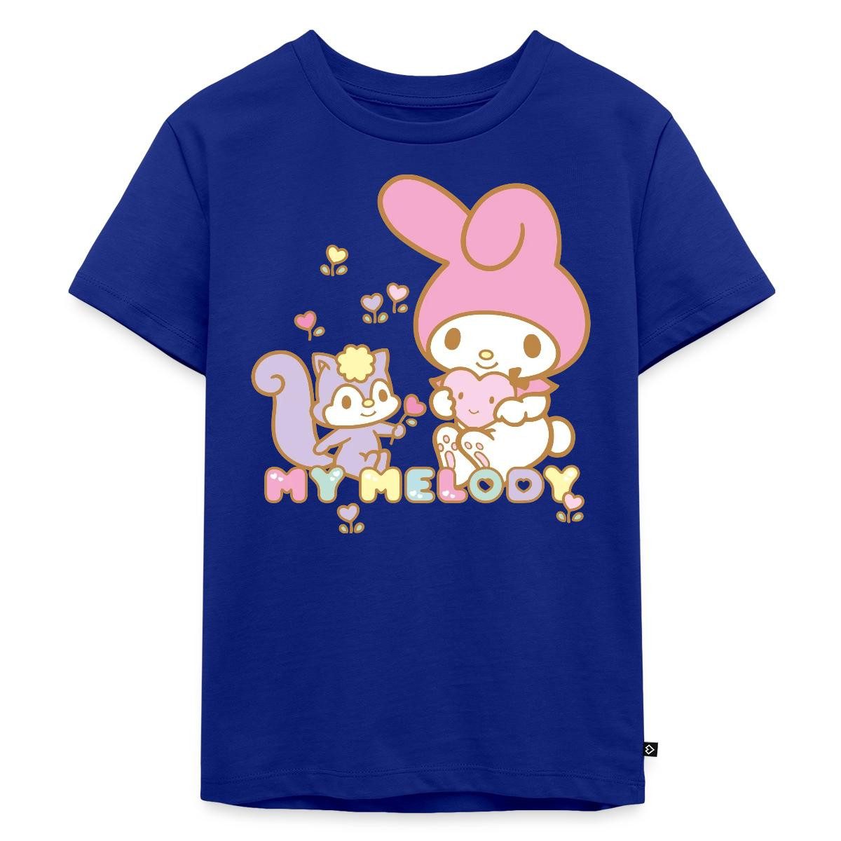 T-Shirt My Melody Pflückt Mit Risu Herzblümchen Kinder Premium T-Shirt