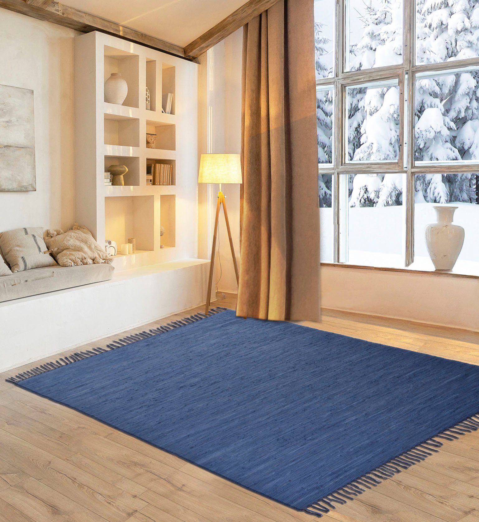 my home Teppich Gastines, rechteckig, Höhe: günstig online kaufen