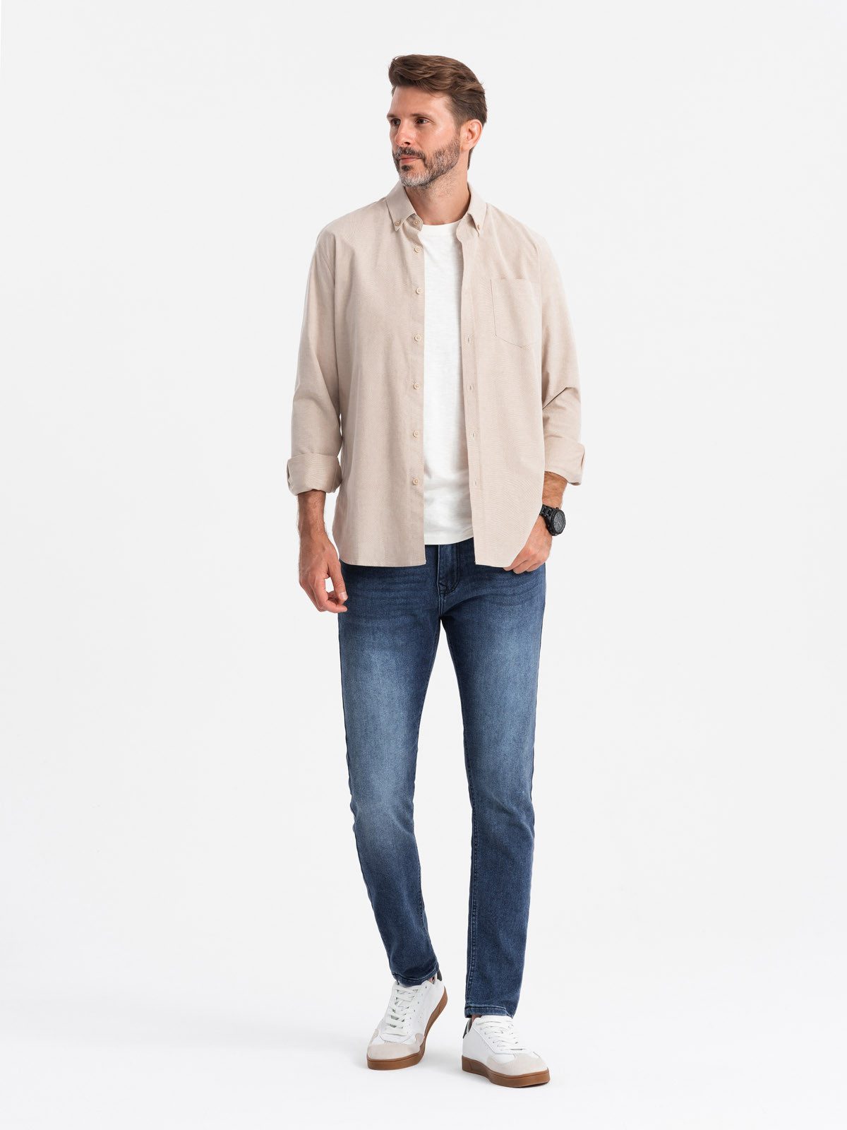 OMBRE Slim-fit-Jeans Slim Fit Jeans – Bild 5 von 5