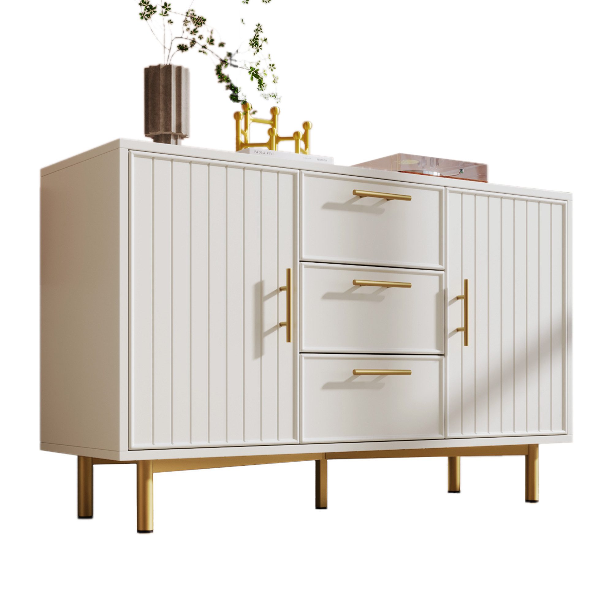 MODFU Sideboard Schubladenkommode (Beistellschrank, Aufbewahrungsschrank Si günstig online kaufen