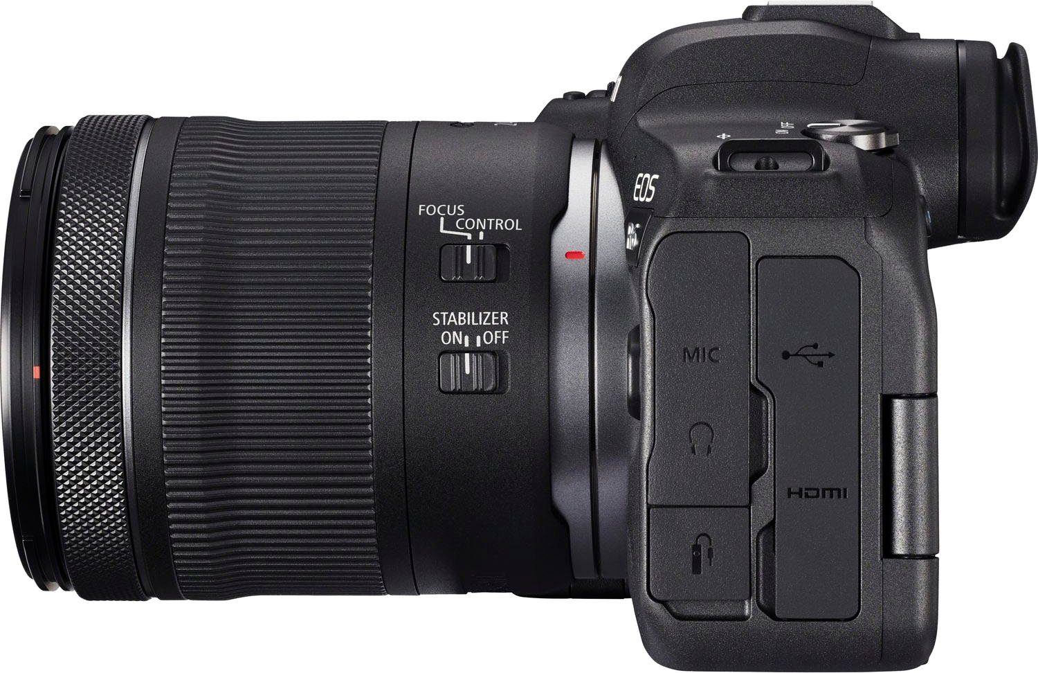 Canon EOS Bluetooth, 24-105mm RF + 24-105mm IS STM R6 MP, (RF F4-7.1 Systemkamera 20,1 Gehäuse STM, IS WLAN (WiFi) F4-7.1