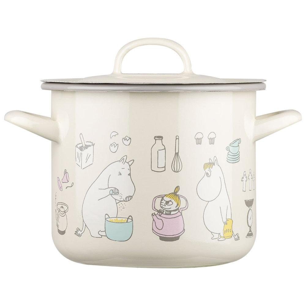 Muurla Kochtopf Topf Mit Deckel Mumins Bon Appetit (2,5 L)