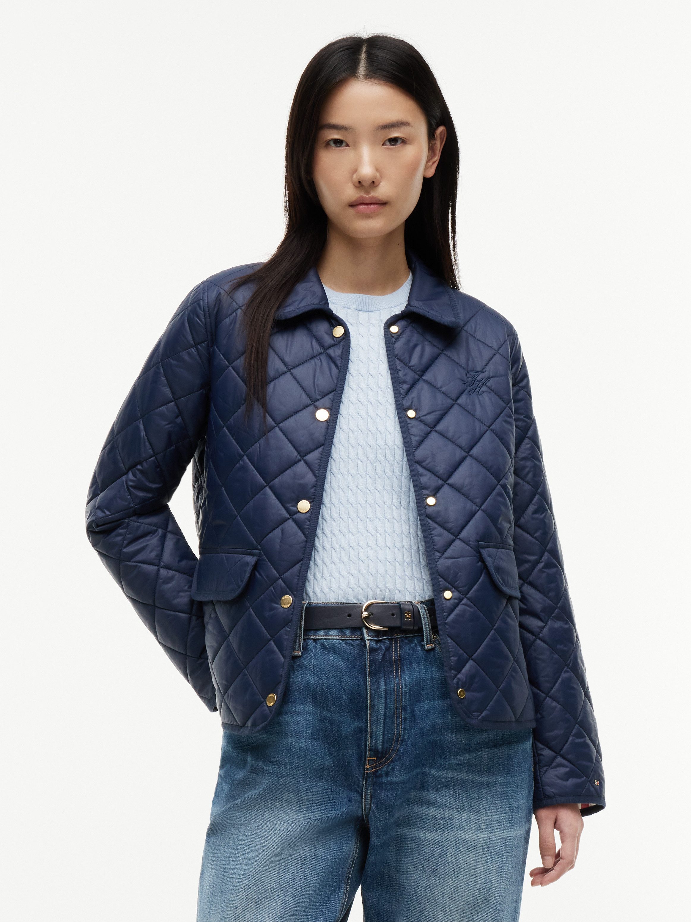 Tommy Hilfiger Steppjacke LW PADDED SLIM QUILTED JACKET Steppware, slim fit